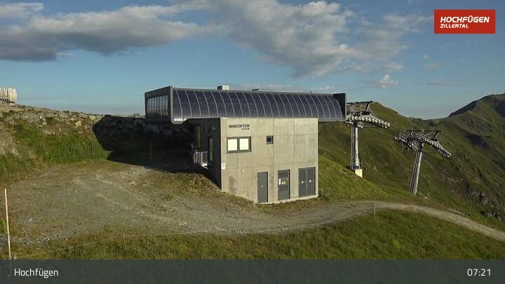 Archiv Foto Webcam Bergstation Waidoffenlift in Hochfügen