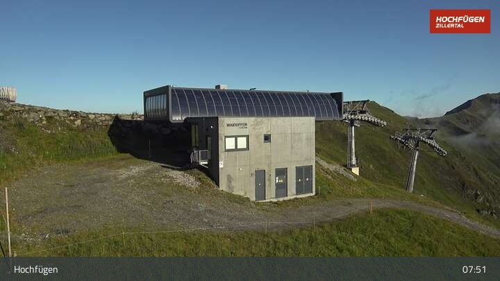 Archived image Webcam Top Station Chair Lift Waidoffen