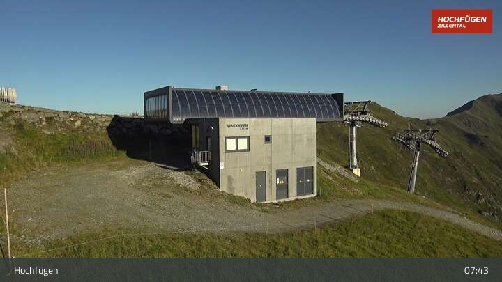 Archiv Foto Webcam Bergstation Waidoffenlift in Hochfügen