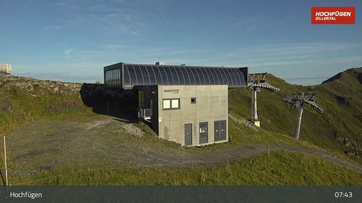 Archiv Foto Webcam Bergstation Waidoffenlift in Hochfügen