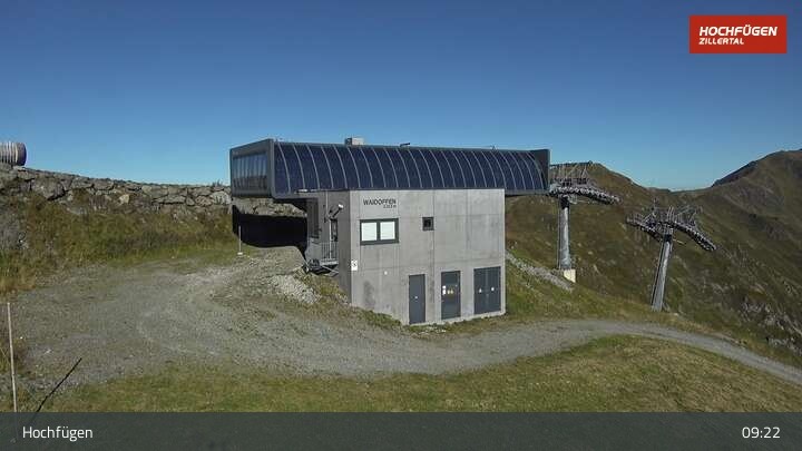 Archiv Foto Webcam Bergstation Waidoffenlift in Hochfügen