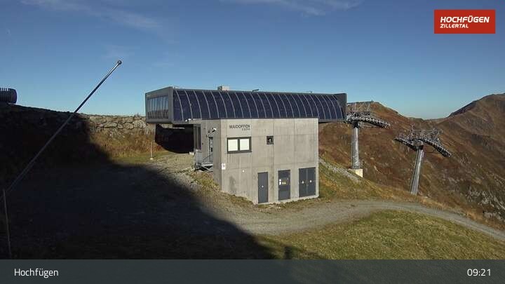 Archiv Foto Webcam Bergstation Waidoffenlift in Hochfügen
