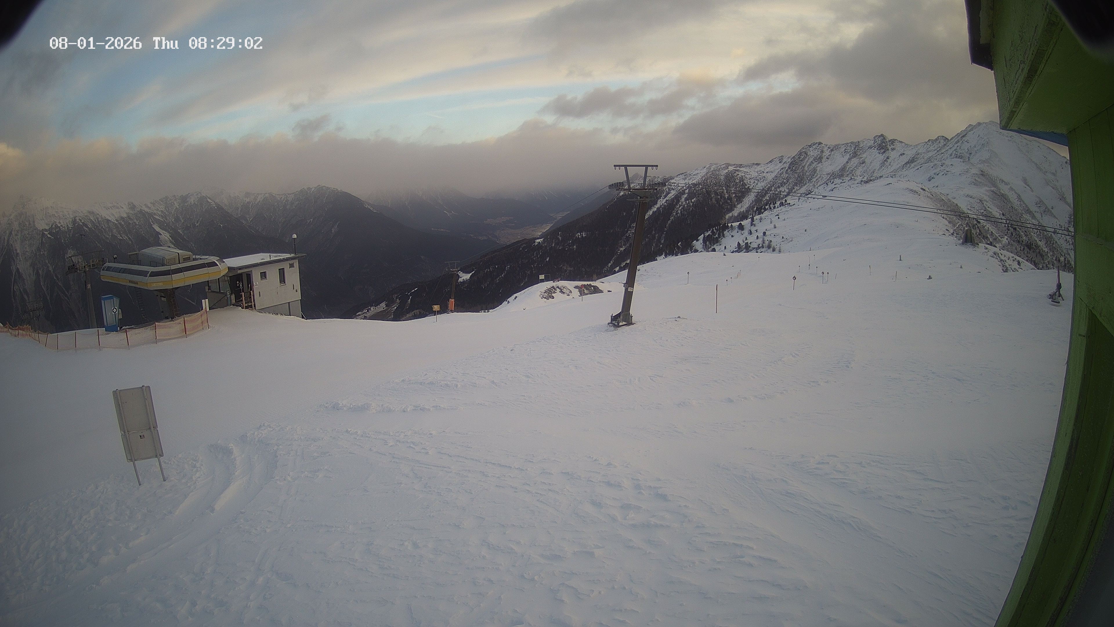 Archiv Foto Webcam Bergstation Venetbahn in Landeck