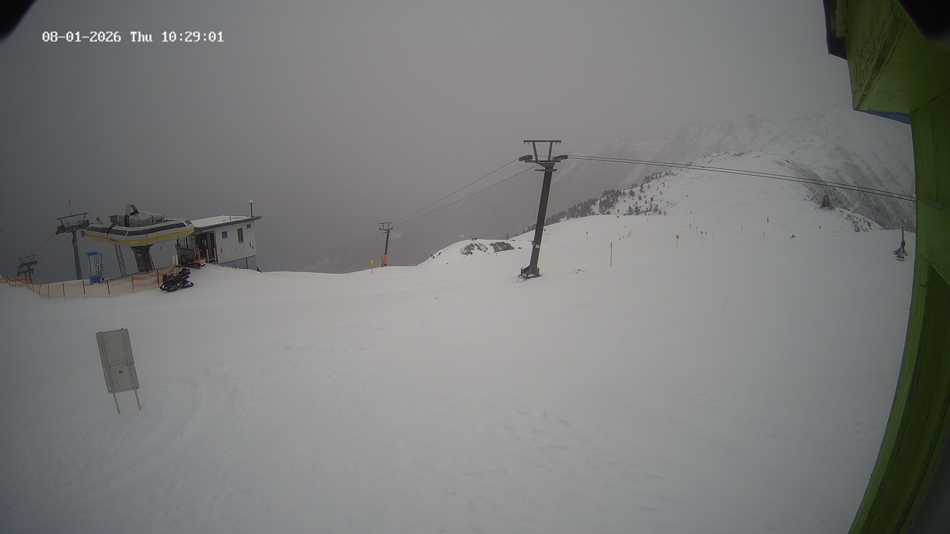 Archiv Foto Webcam Bergstation Venetbahn in Landeck