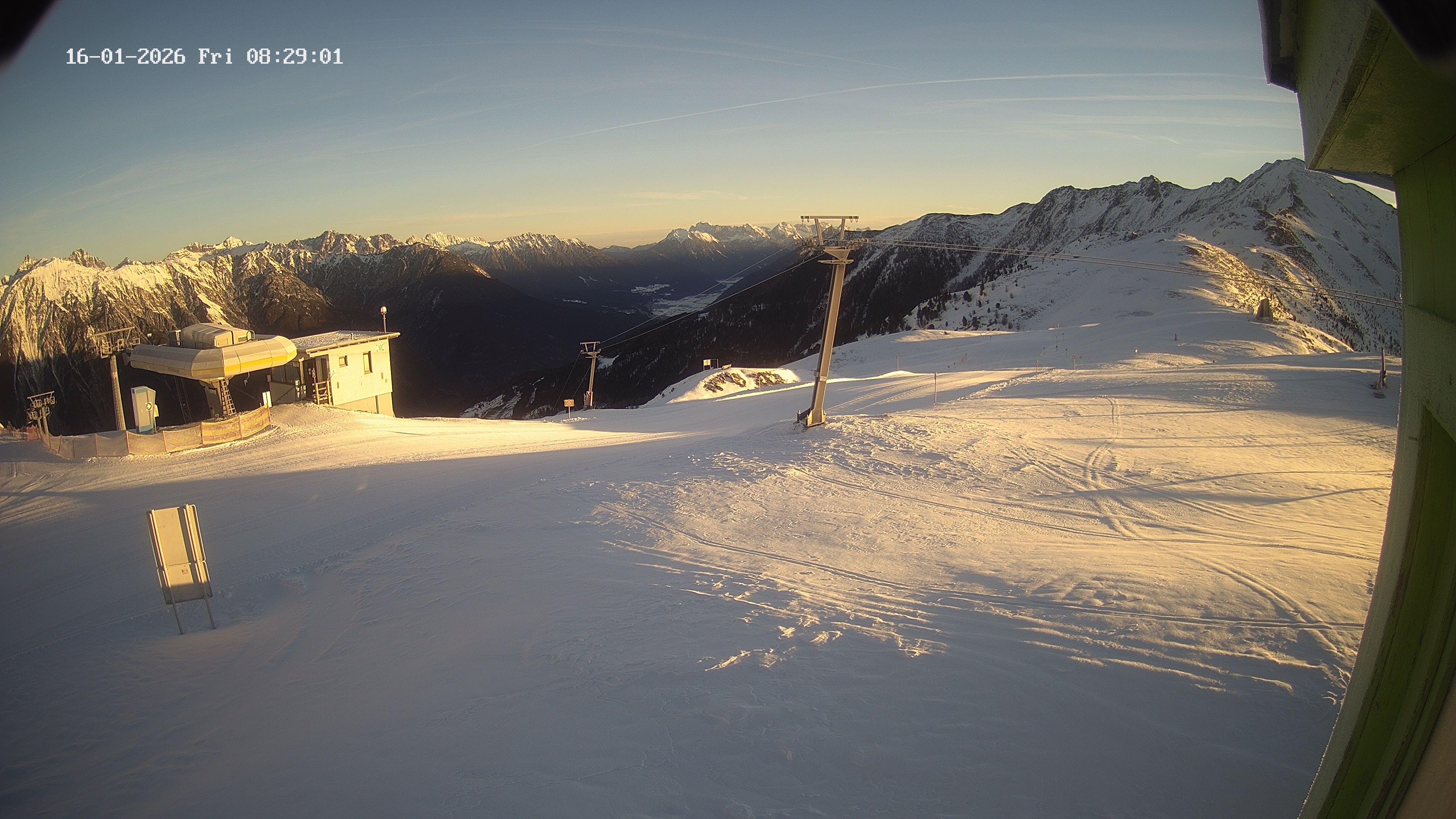 Archiv Foto Webcam Bergstation Venetbahn in Landeck
