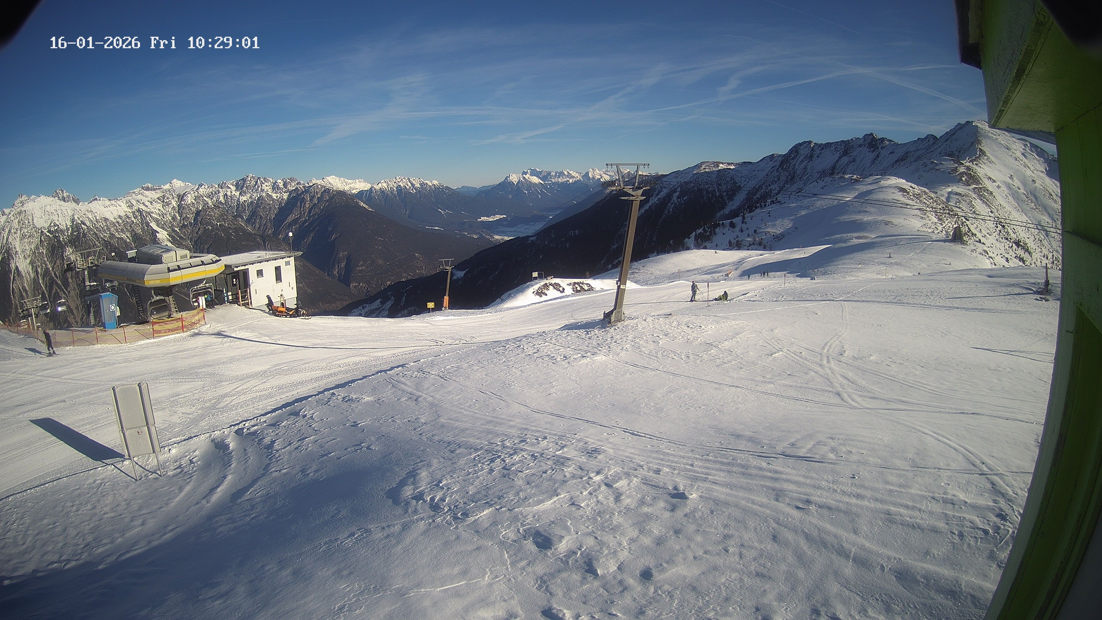Archiv Foto Webcam Bergstation Venetbahn in Landeck