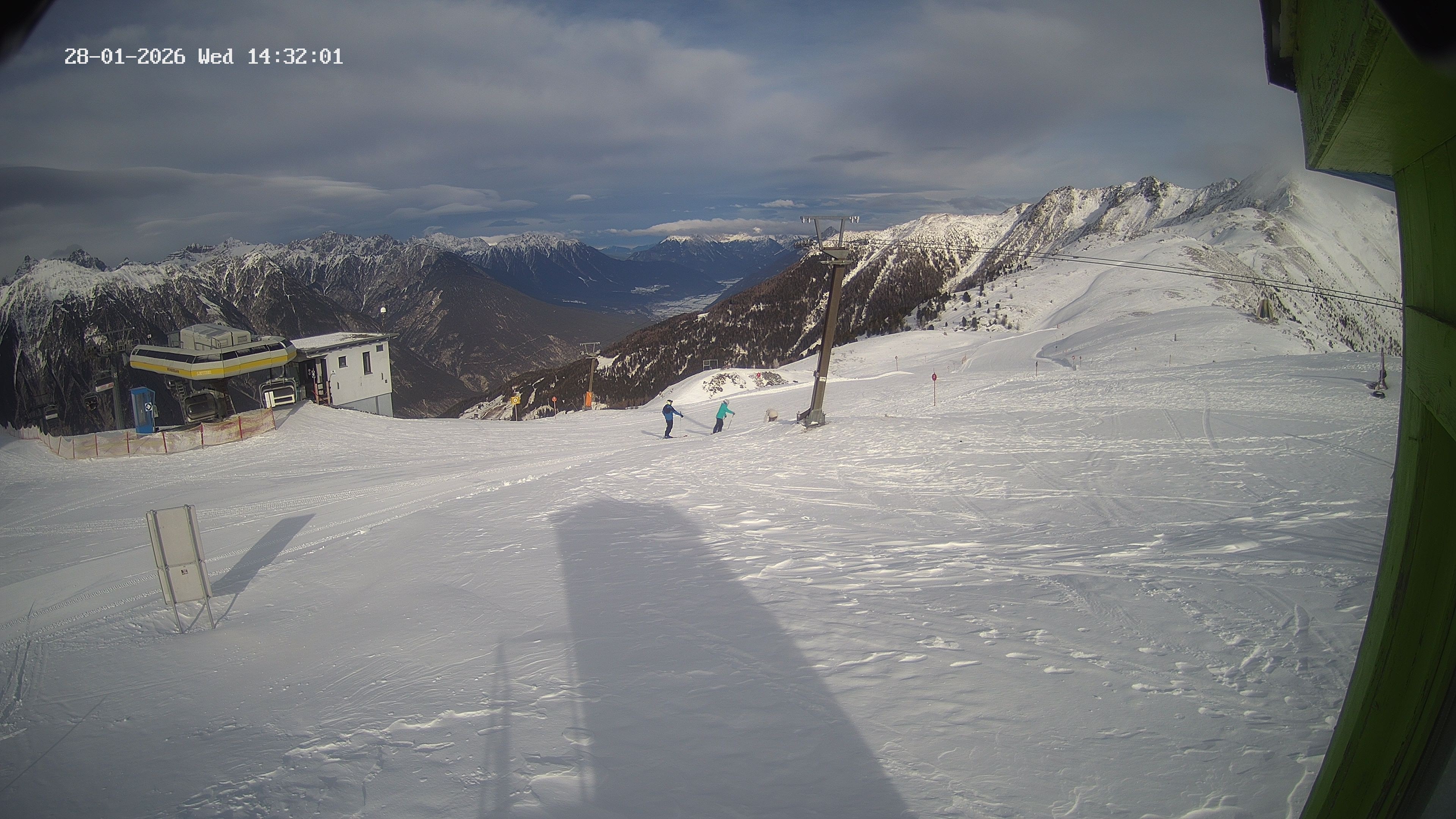 Archiv Foto Webcam Bergstation Venetbahn in Landeck
