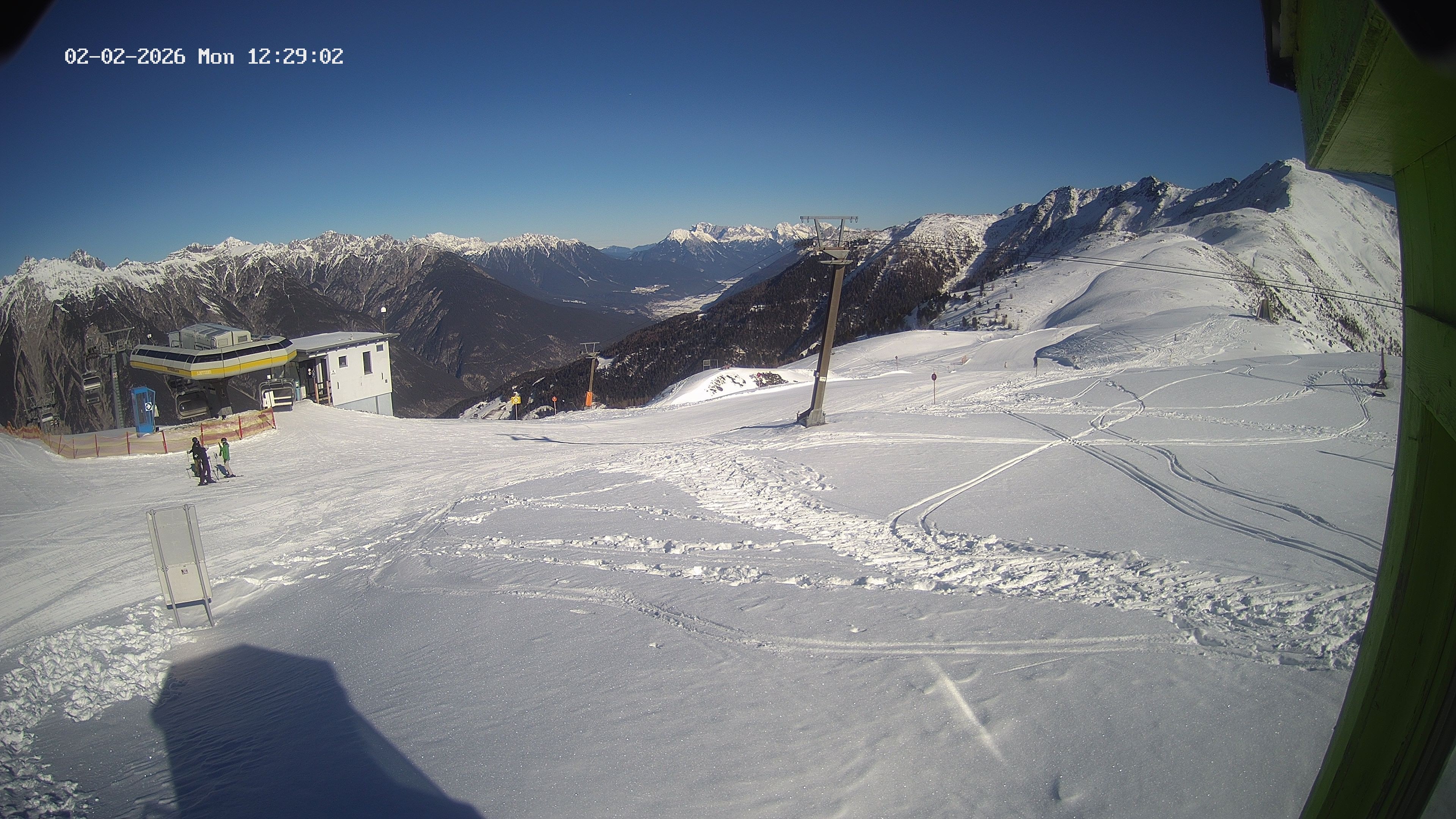 Archiv Foto Webcam Bergstation Venetbahn in Landeck