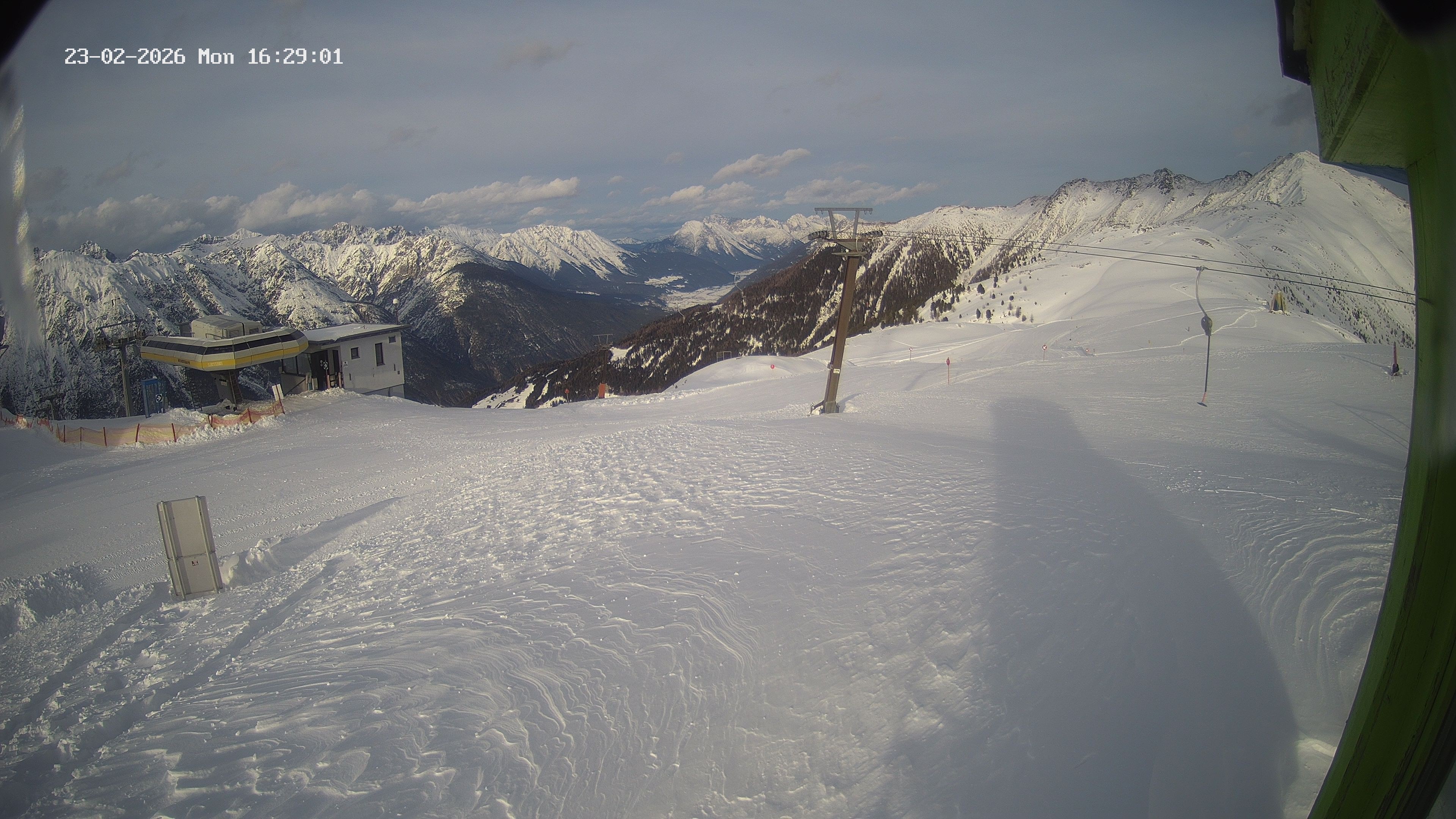 Archiv Foto Webcam Bergstation Venetbahn in Landeck