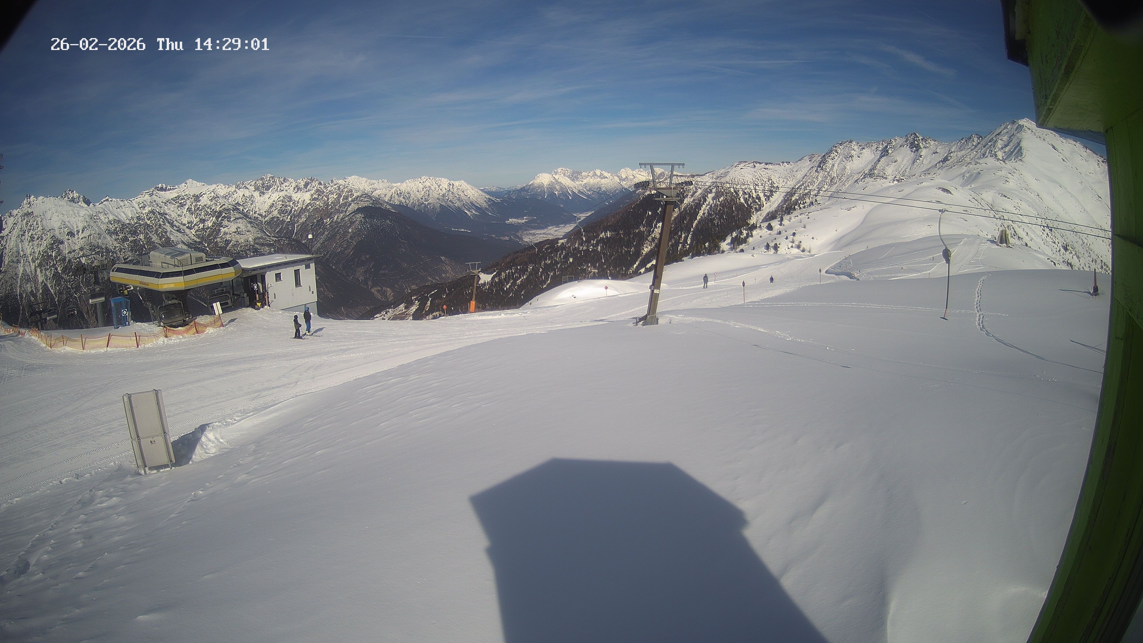 Archiv Foto Webcam Bergstation Venetbahn in Landeck
