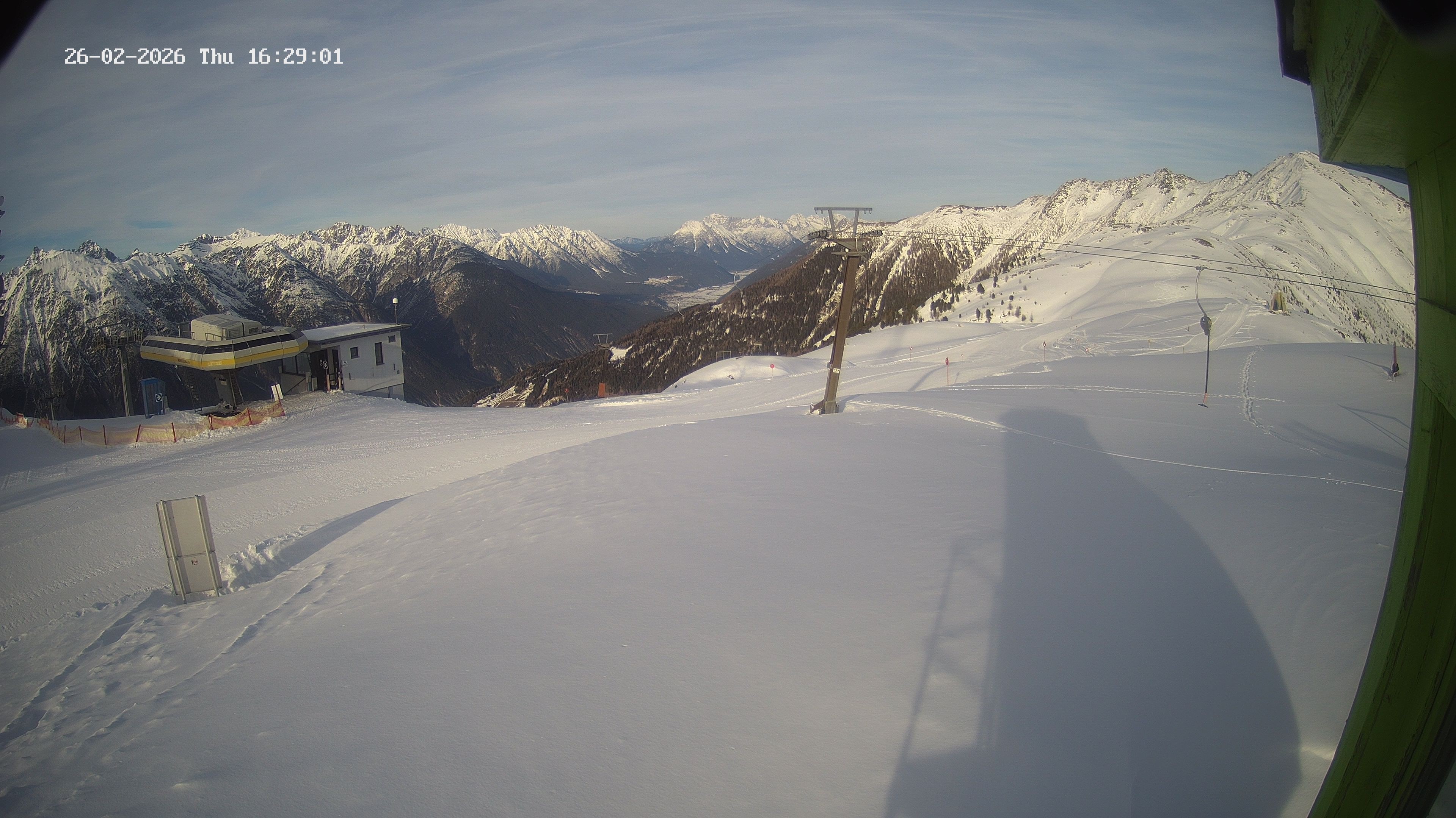 Archiv Foto Webcam Bergstation Venetbahn in Landeck