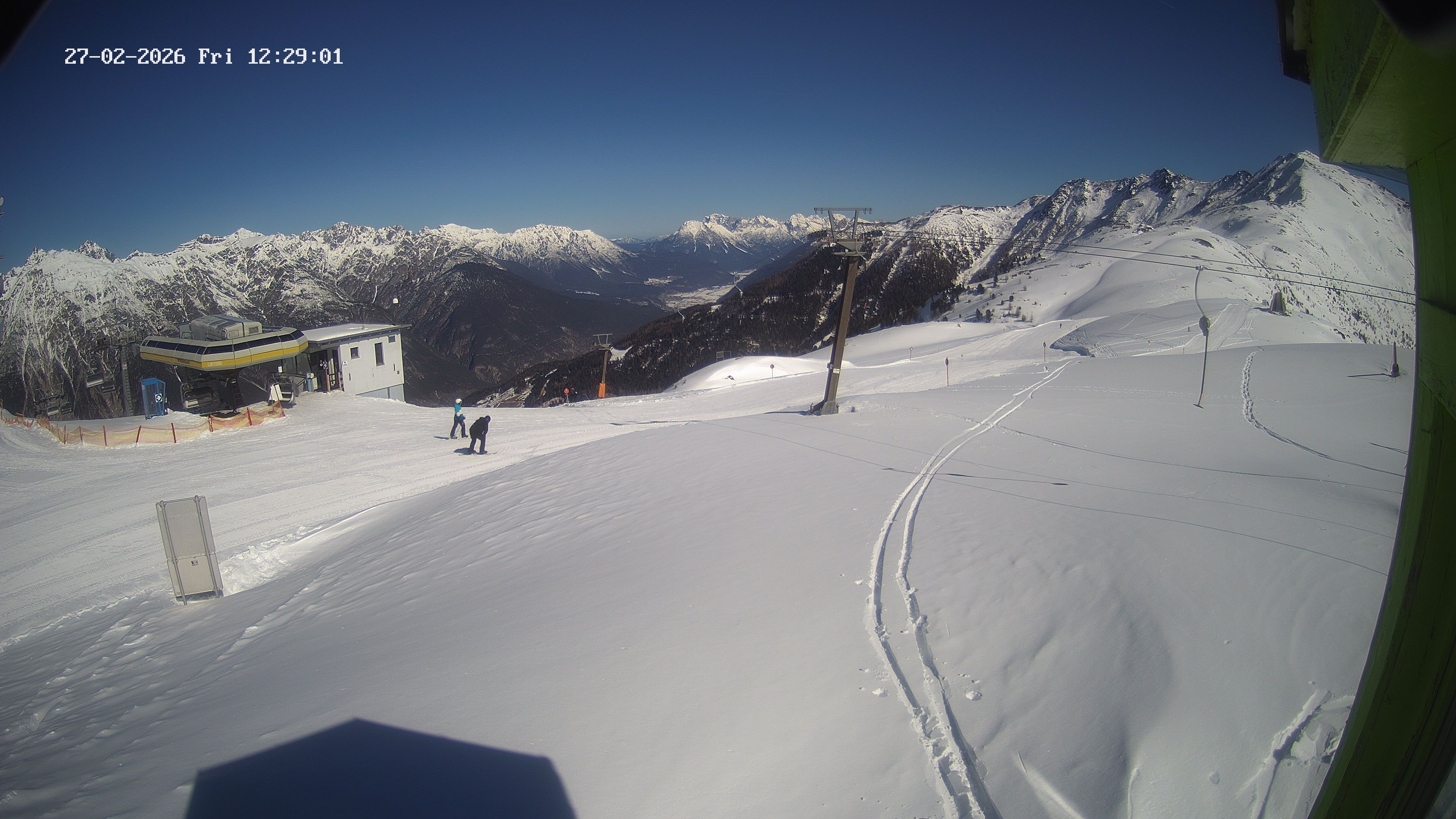 Archiv Foto Webcam Bergstation Venetbahn in Landeck