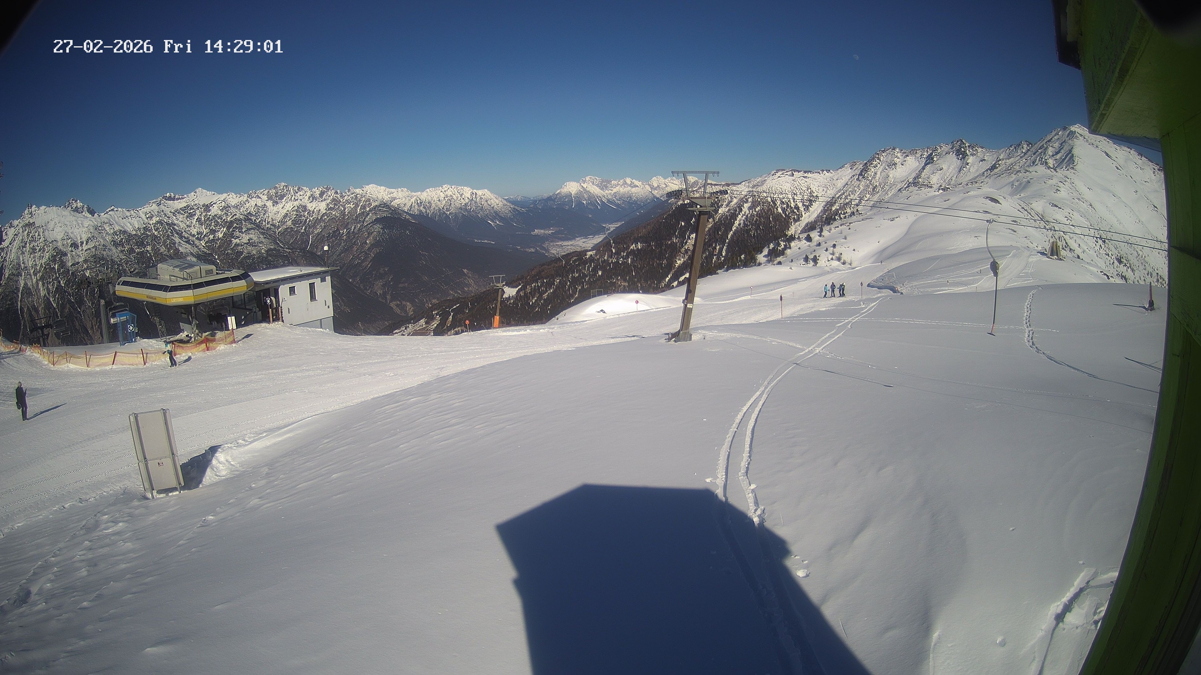 Archiv Foto Webcam Bergstation Venetbahn in Landeck