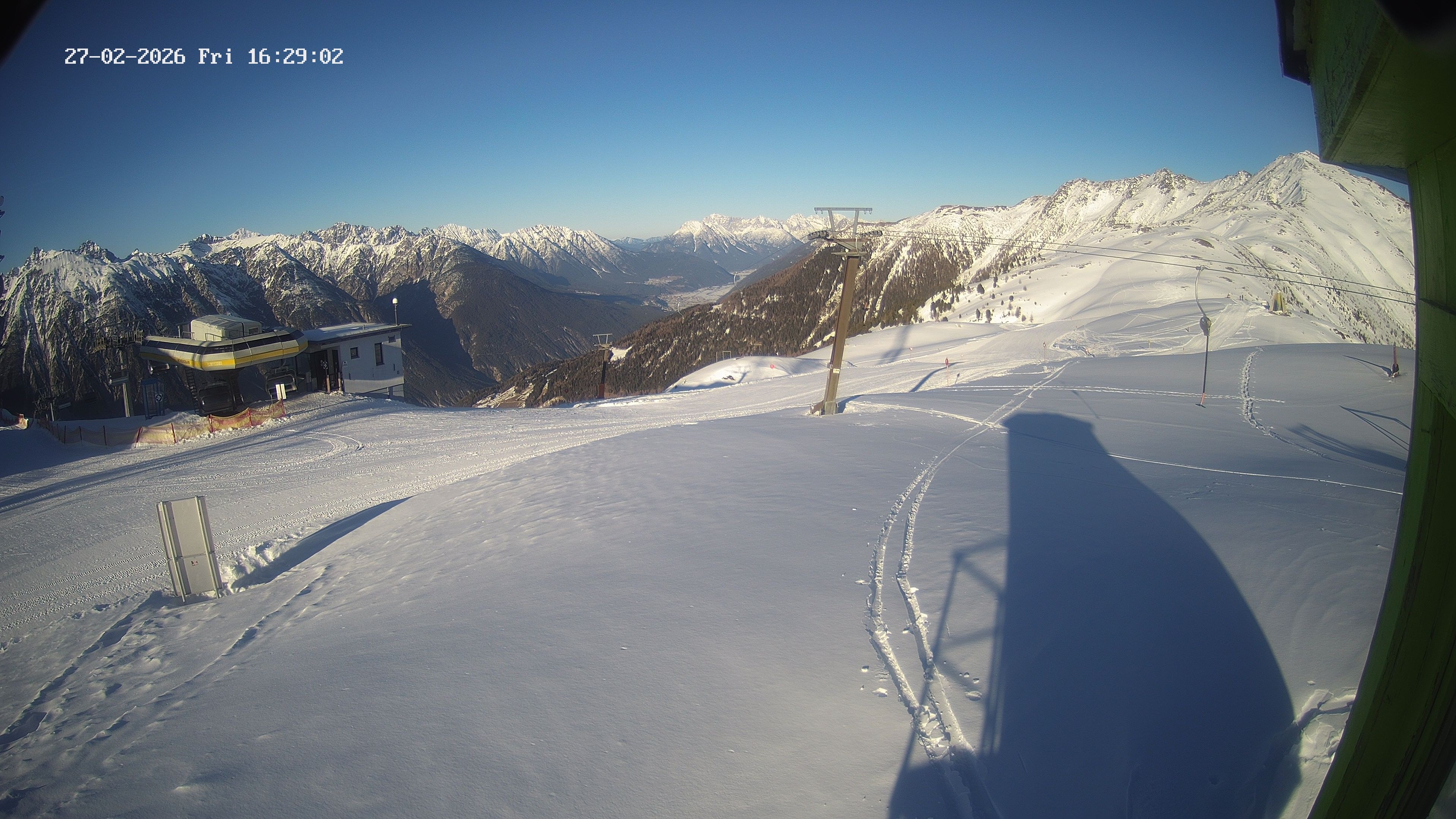 Archiv Foto Webcam Bergstation Venetbahn in Landeck