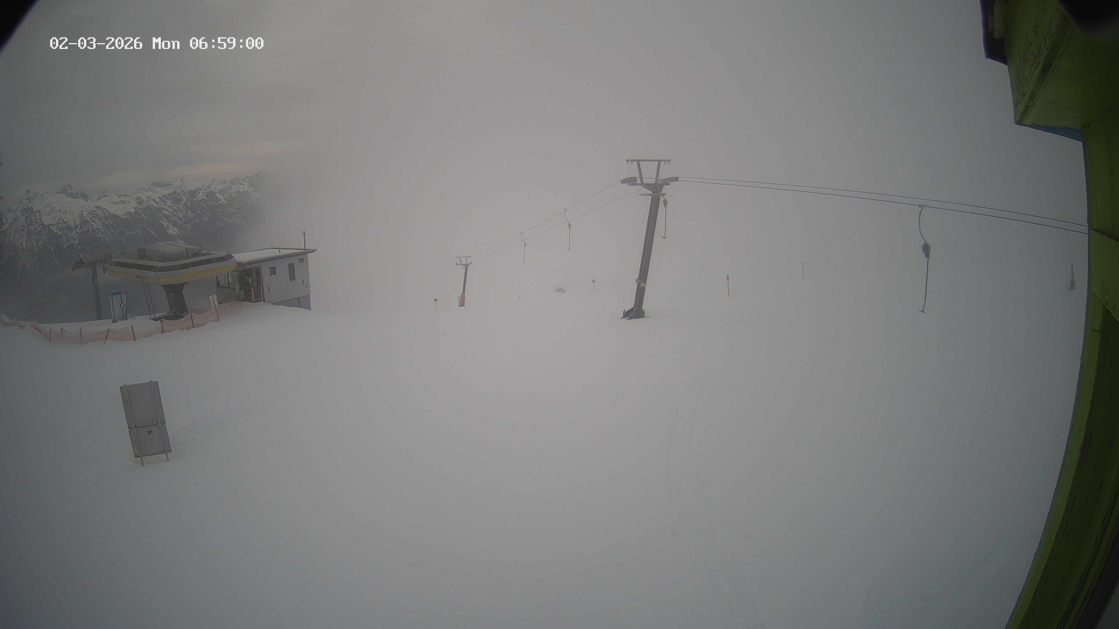 Archiv Foto Webcam Bergstation Venetbahn in Landeck