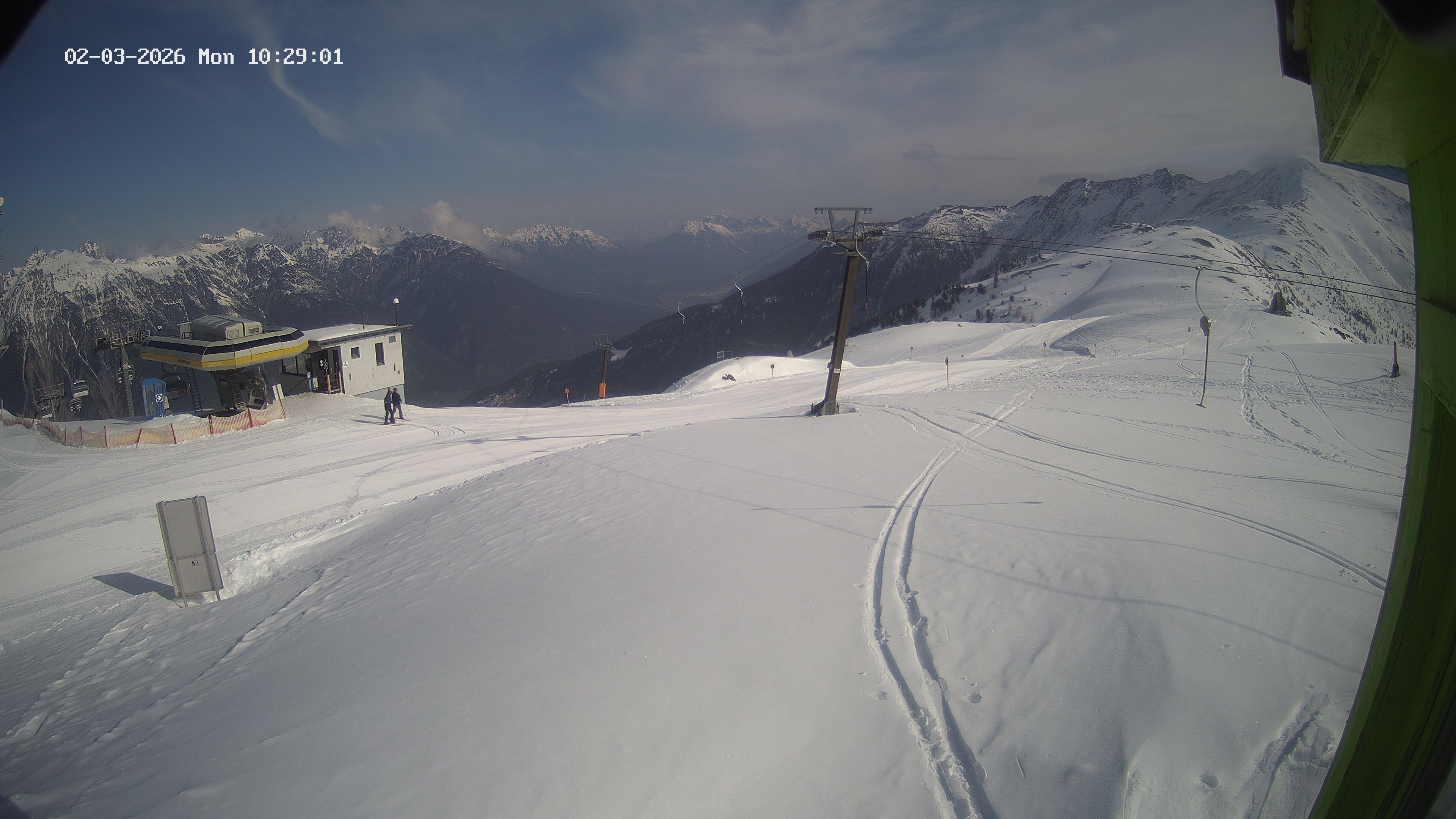 Archiv Foto Webcam Bergstation Venetbahn in Landeck