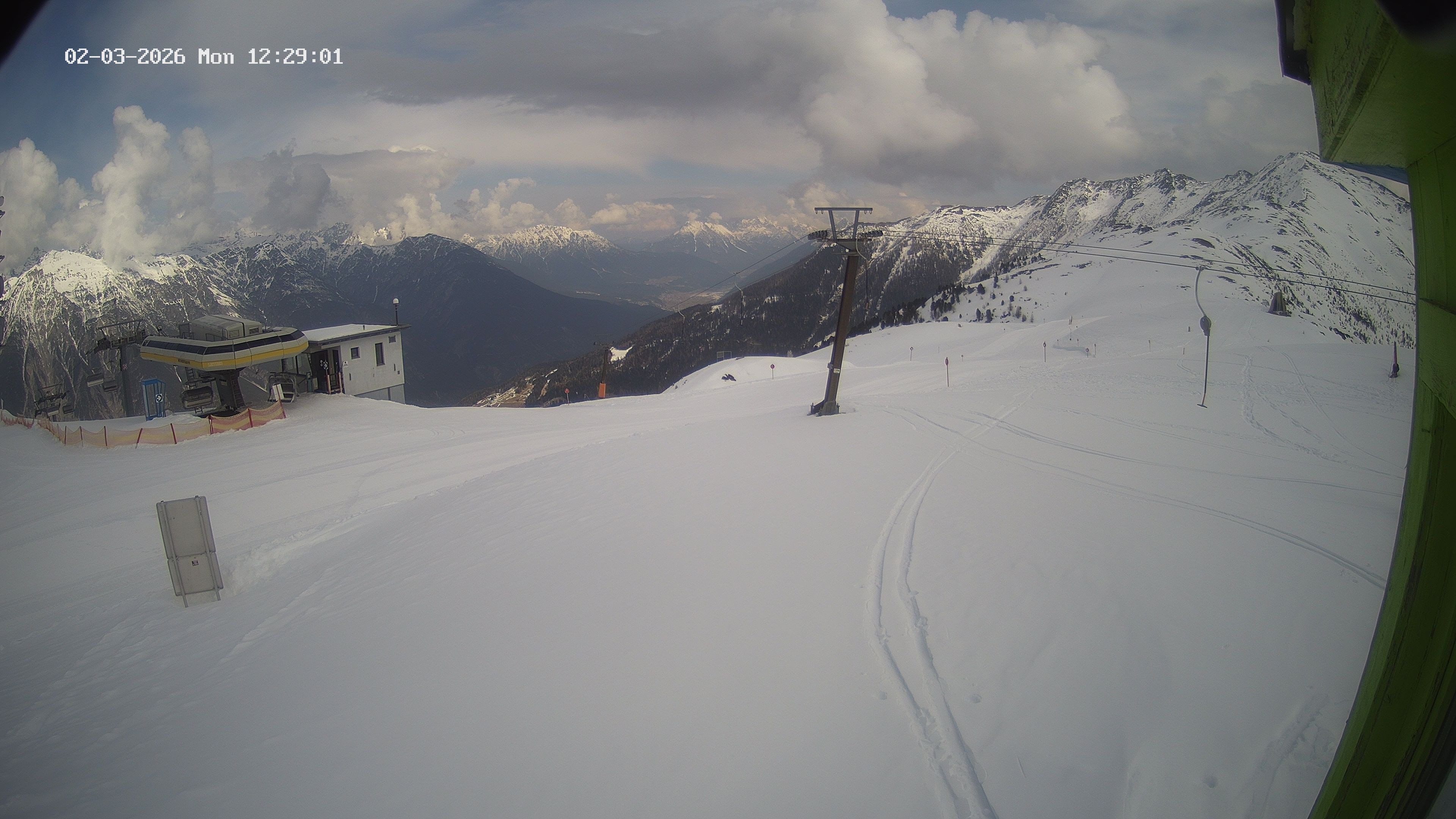 Archiv Foto Webcam Bergstation Venetbahn in Landeck