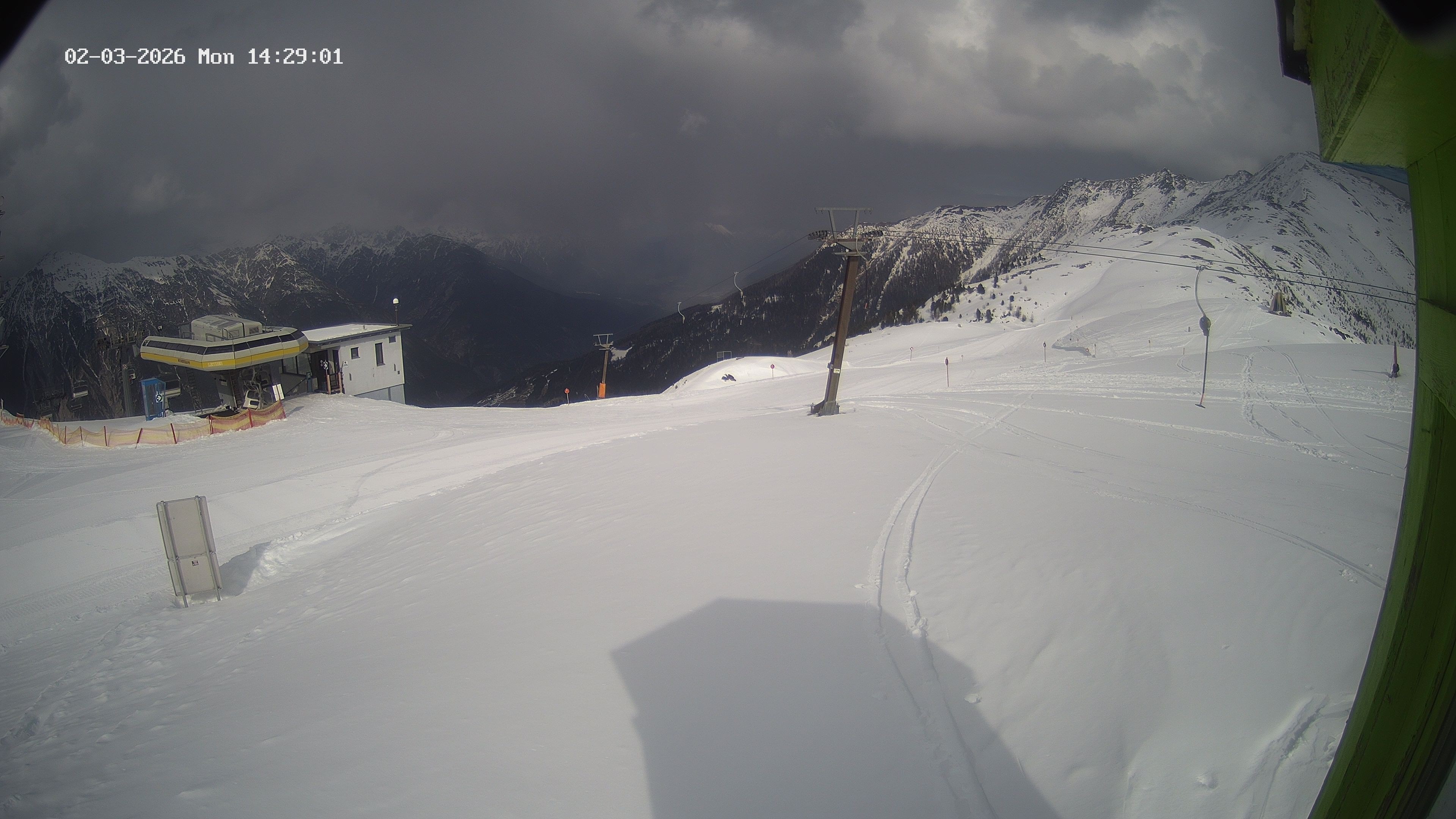 Archiv Foto Webcam Bergstation Venetbahn in Landeck