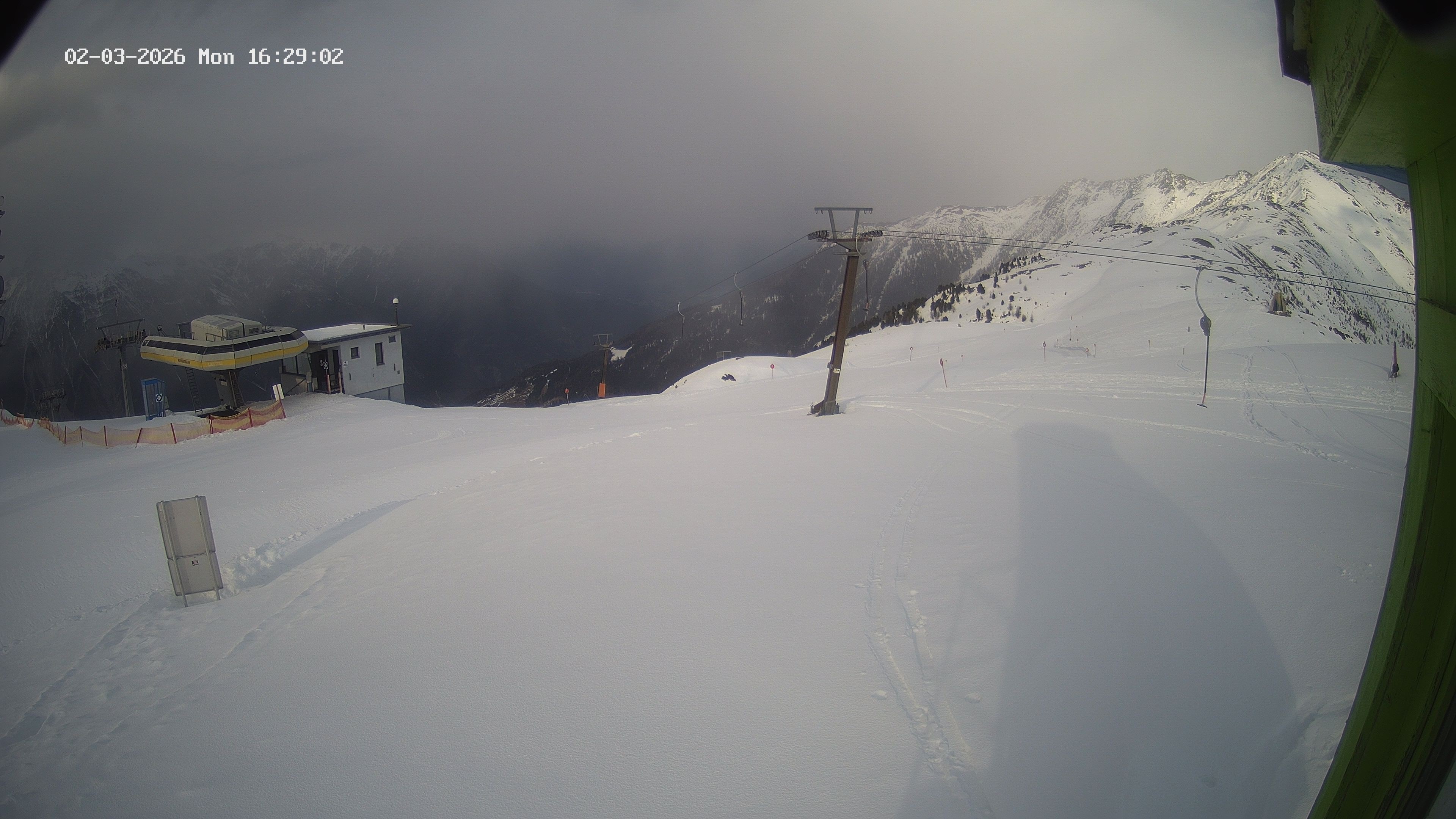 Archiv Foto Webcam Bergstation Venetbahn in Landeck