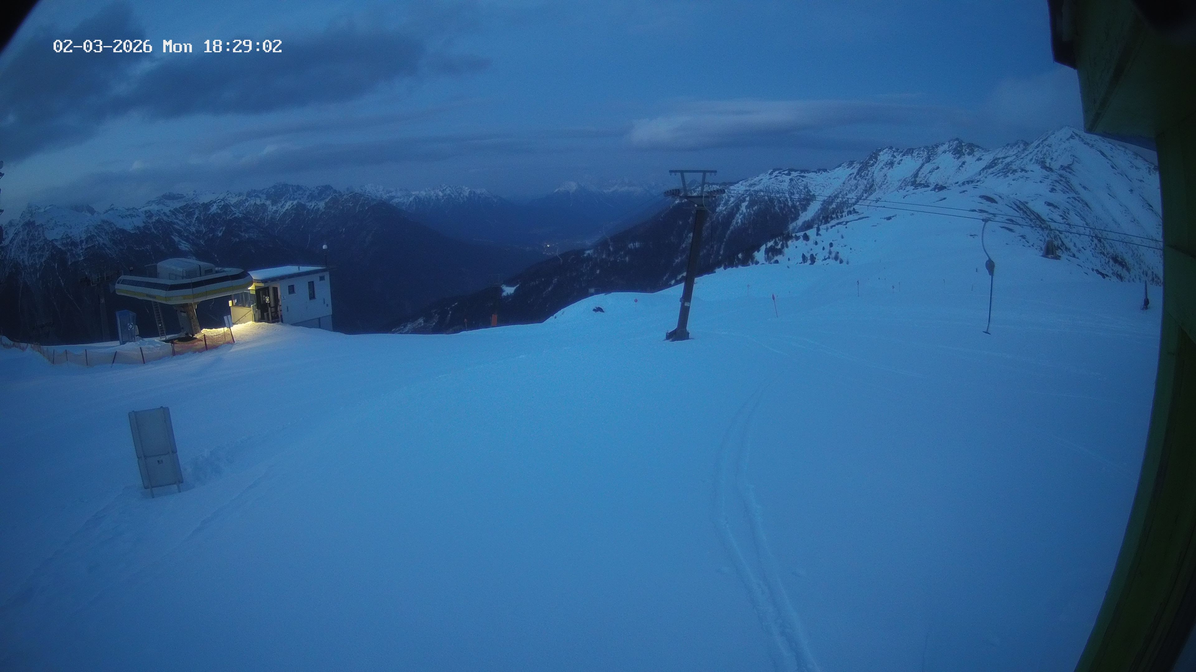 Archiv Foto Webcam Bergstation Venetbahn in Landeck