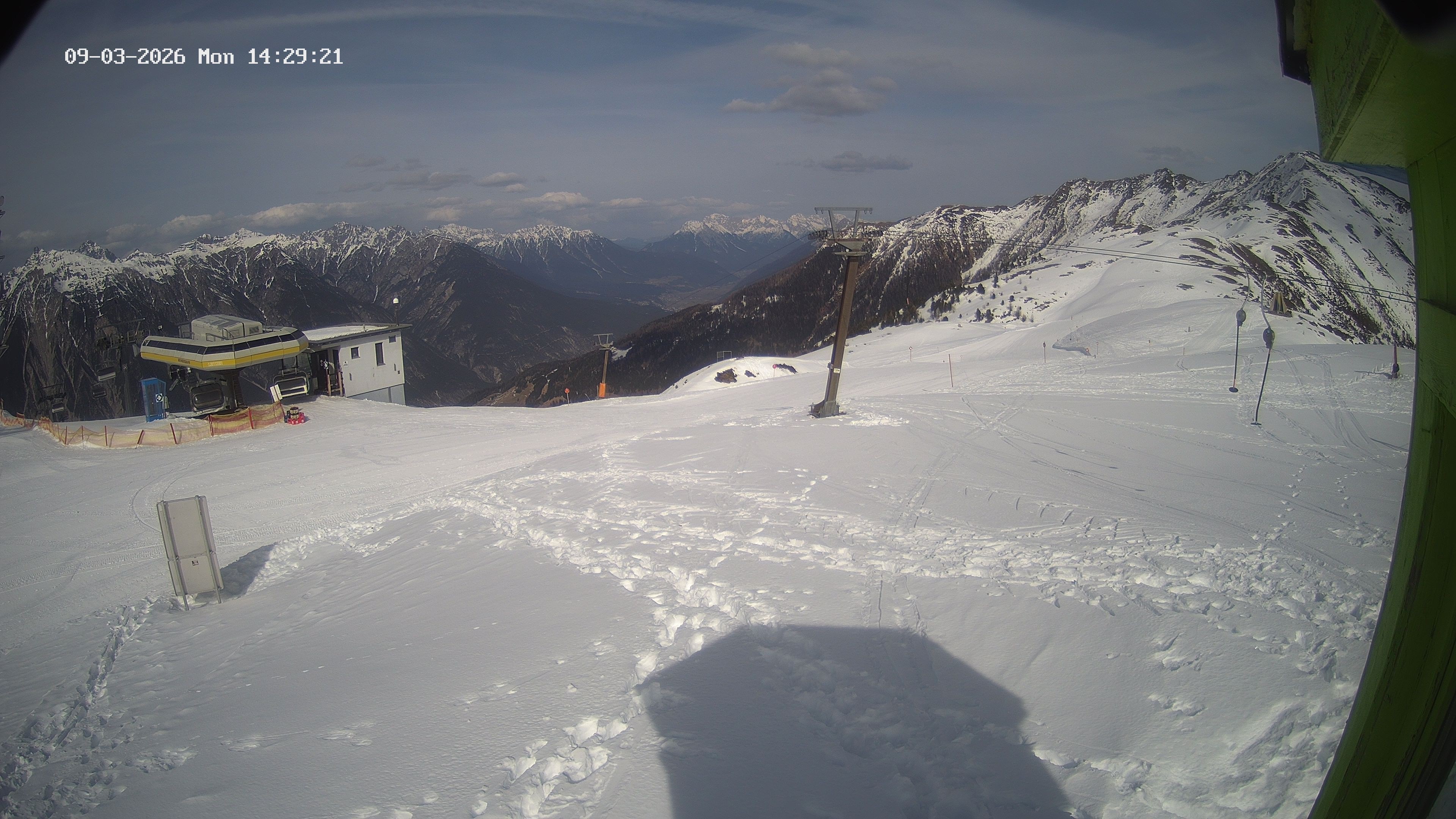 Archiv Foto Webcam Bergstation Venetbahn in Landeck