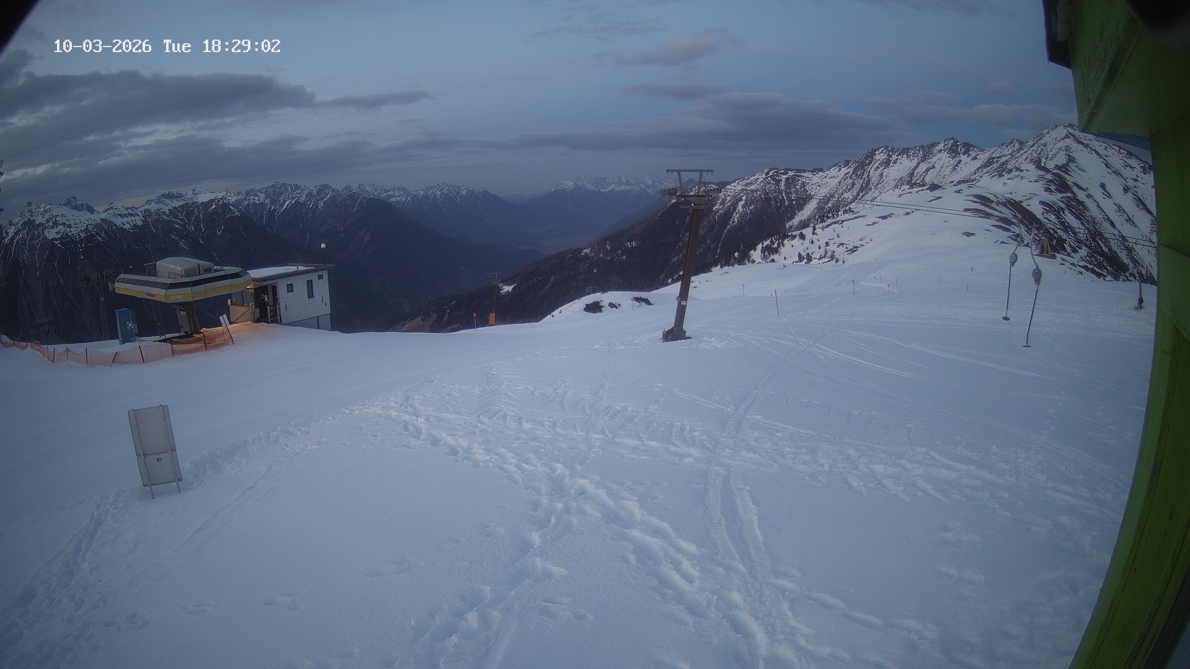 Archiv Foto Webcam Bergstation Venetbahn in Landeck