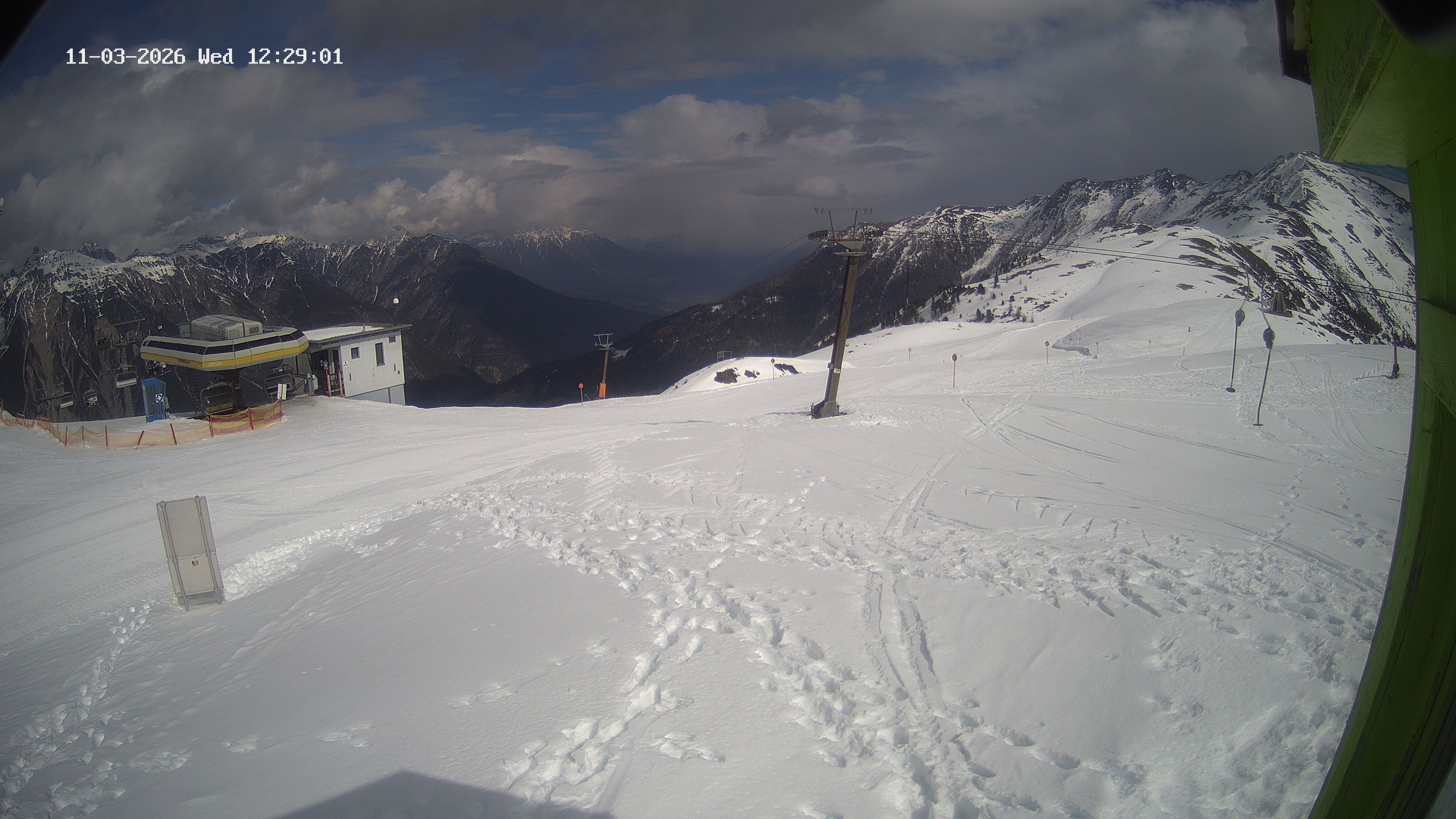 Archiv Foto Webcam Bergstation Venetbahn in Landeck