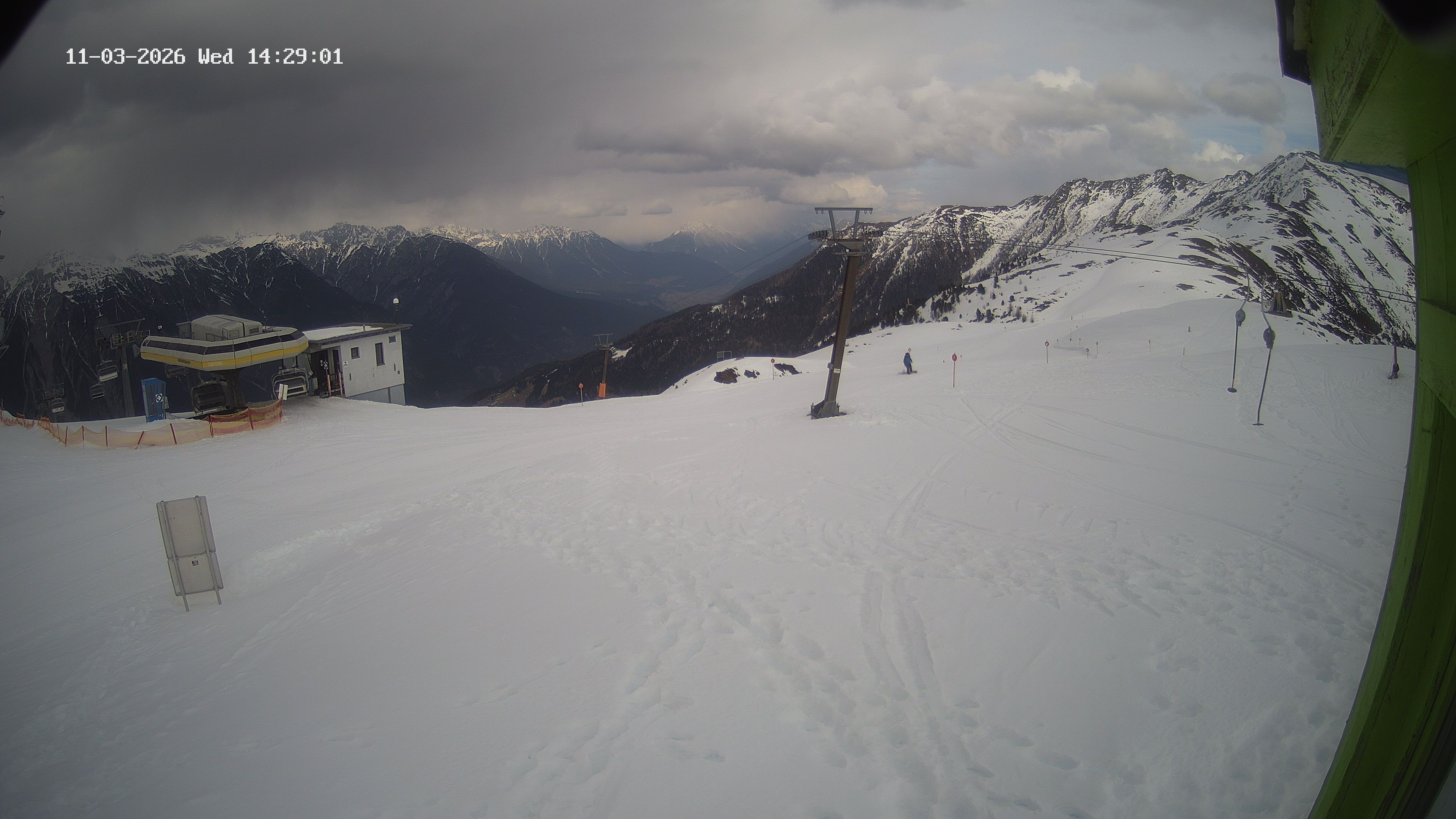 Archiv Foto Webcam Bergstation Venetbahn in Landeck