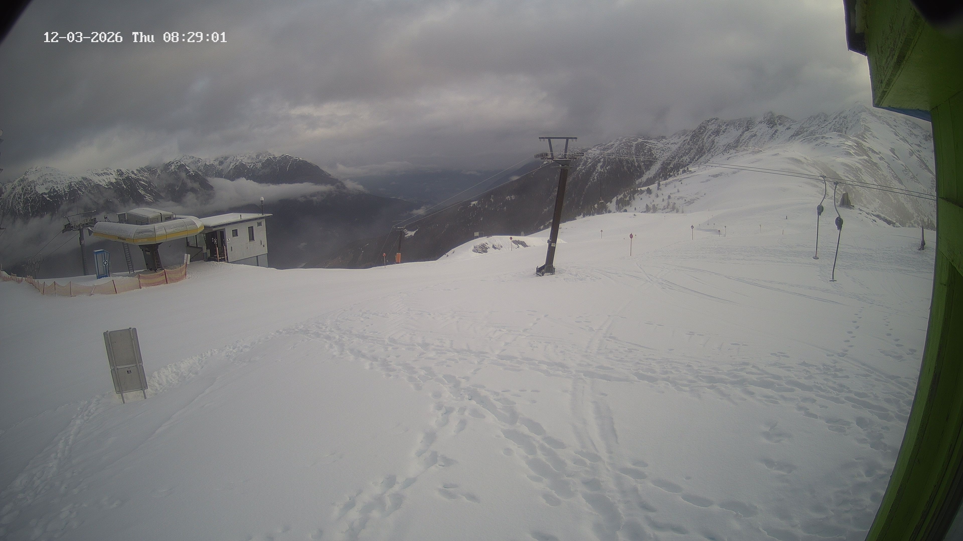 Archiv Foto Webcam Bergstation Venetbahn in Landeck