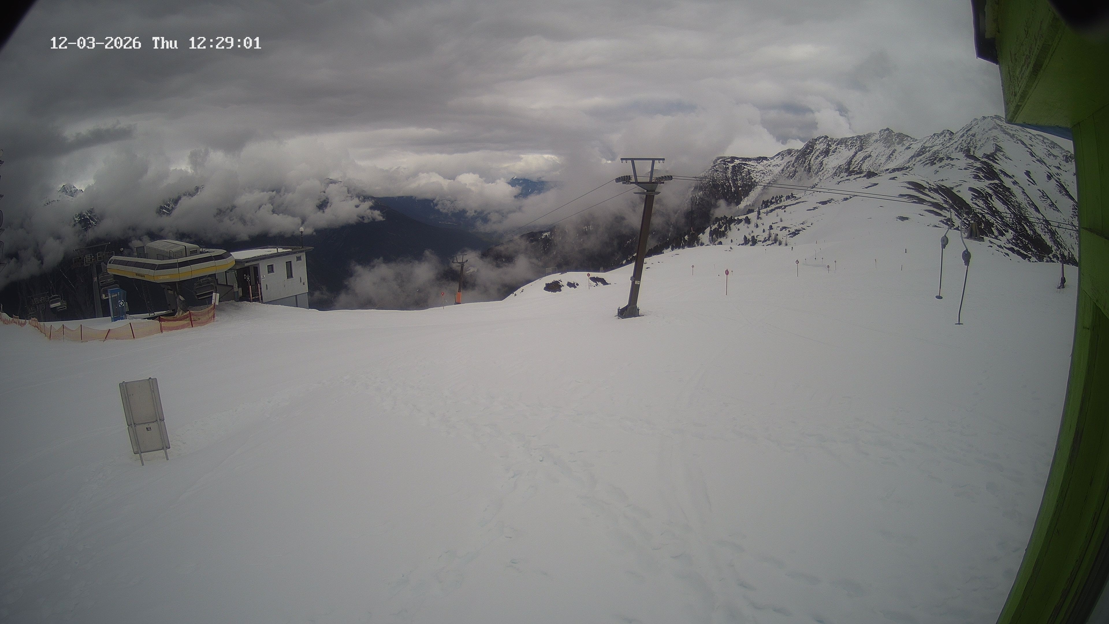 Archiv Foto Webcam Bergstation Venetbahn in Landeck