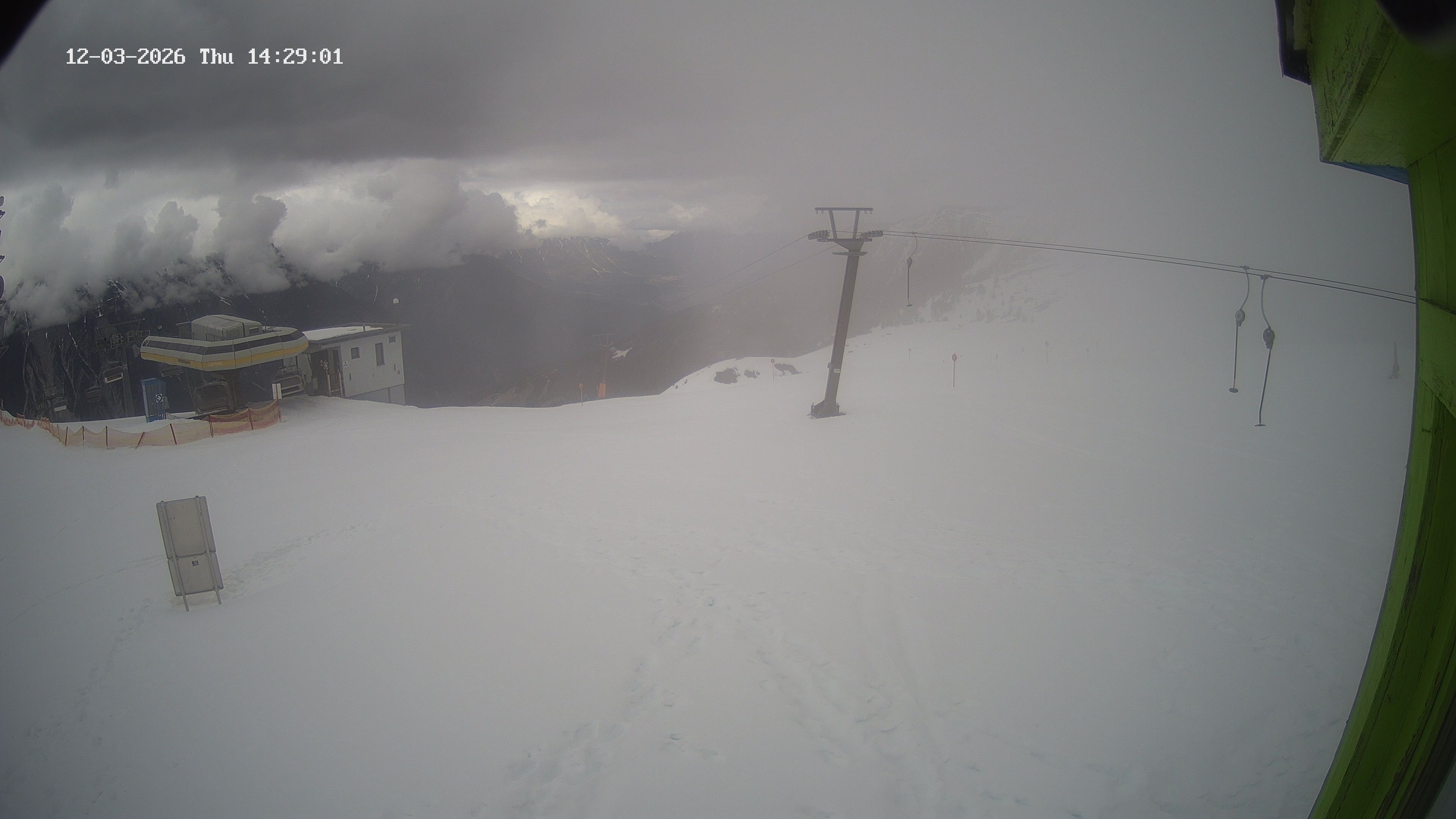 Archiv Foto Webcam Bergstation Venetbahn in Landeck