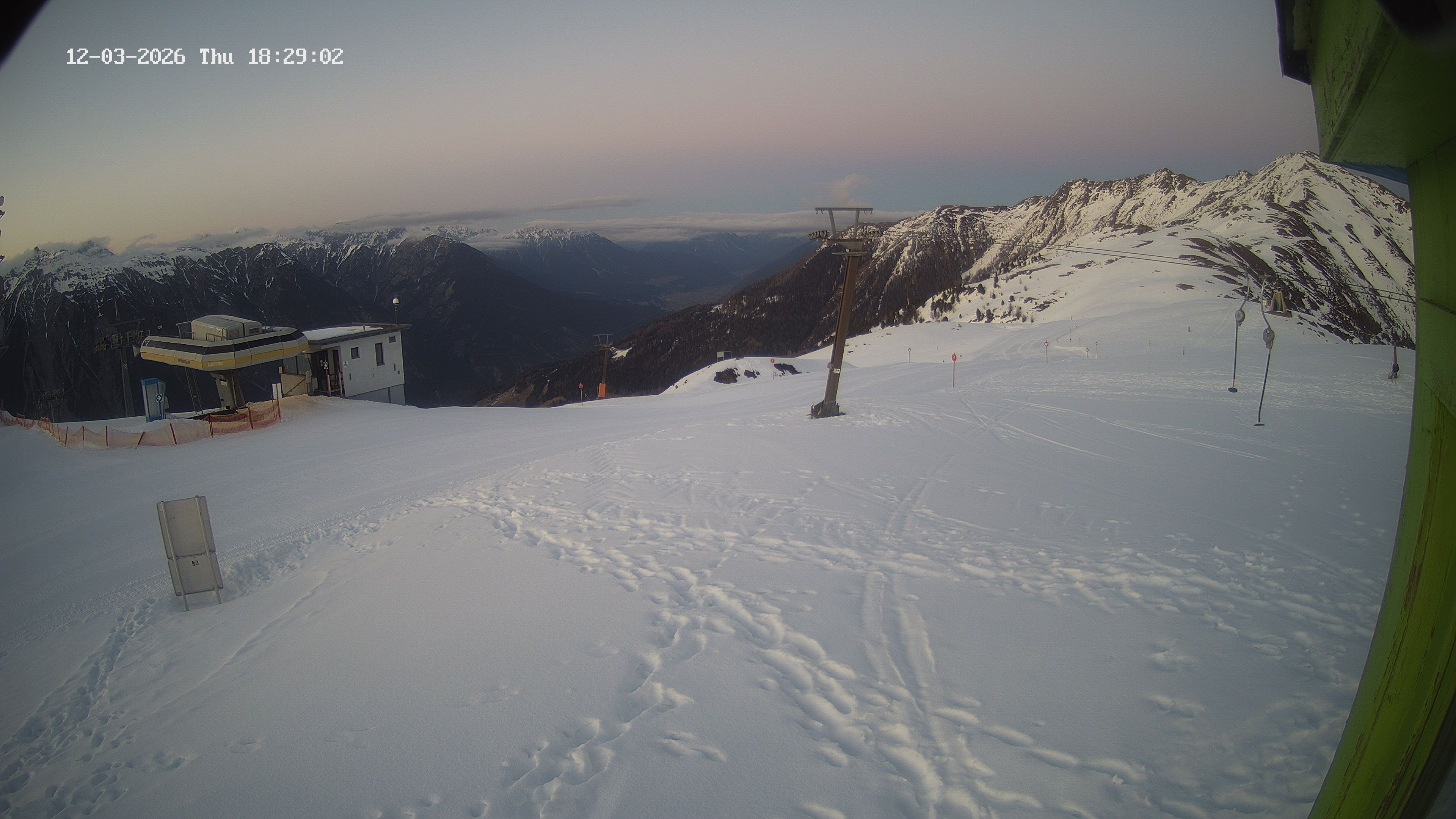 Archiv Foto Webcam Bergstation Venetbahn in Landeck