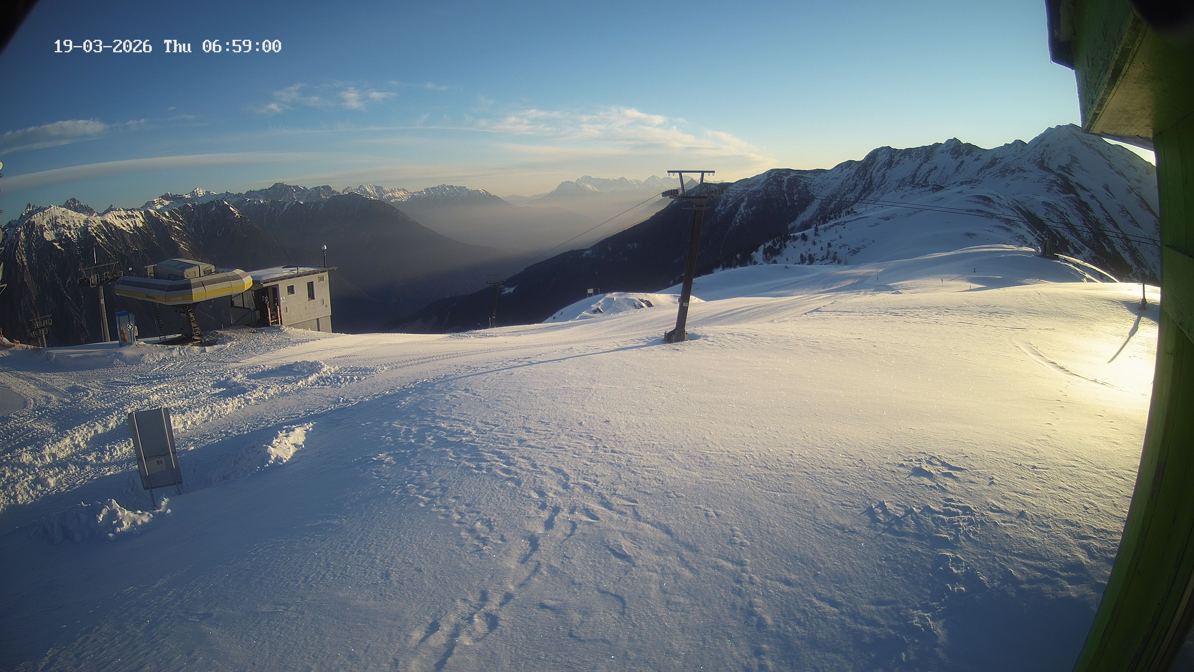 Archiv Foto Webcam Bergstation Venetbahn in Landeck