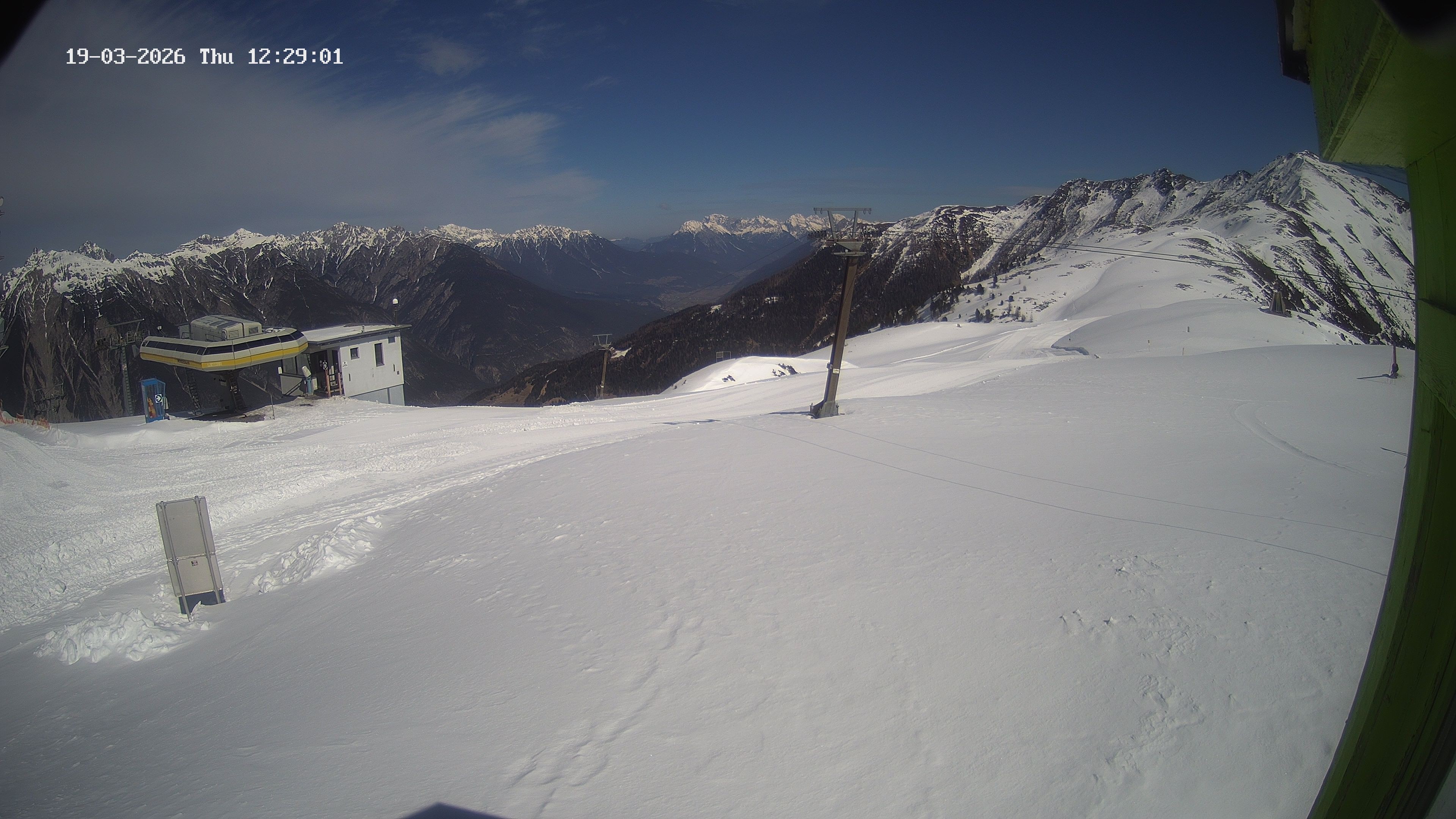 Archiv Foto Webcam Bergstation Venetbahn in Landeck