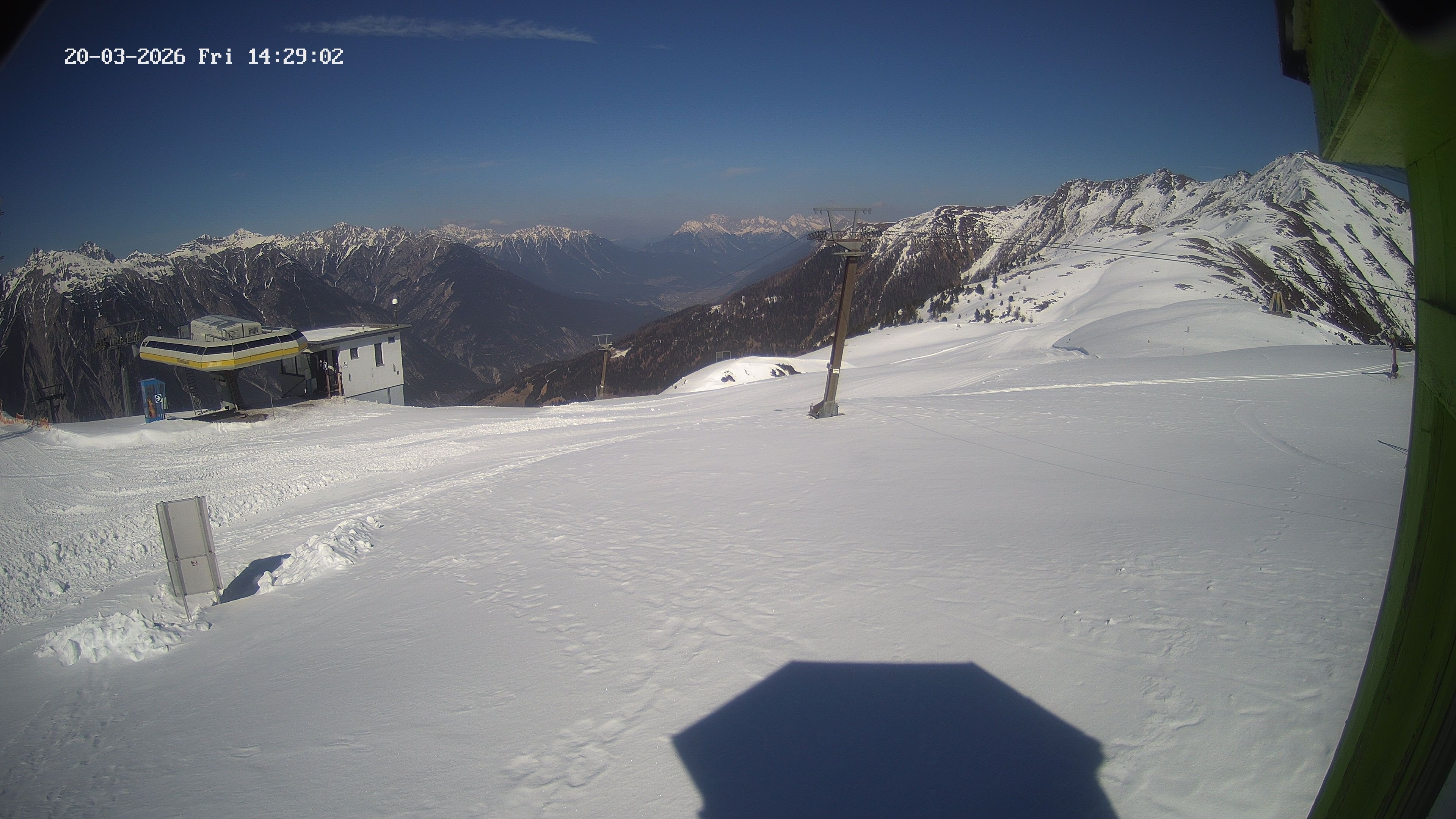 Archiv Foto Webcam Bergstation Venetbahn in Landeck