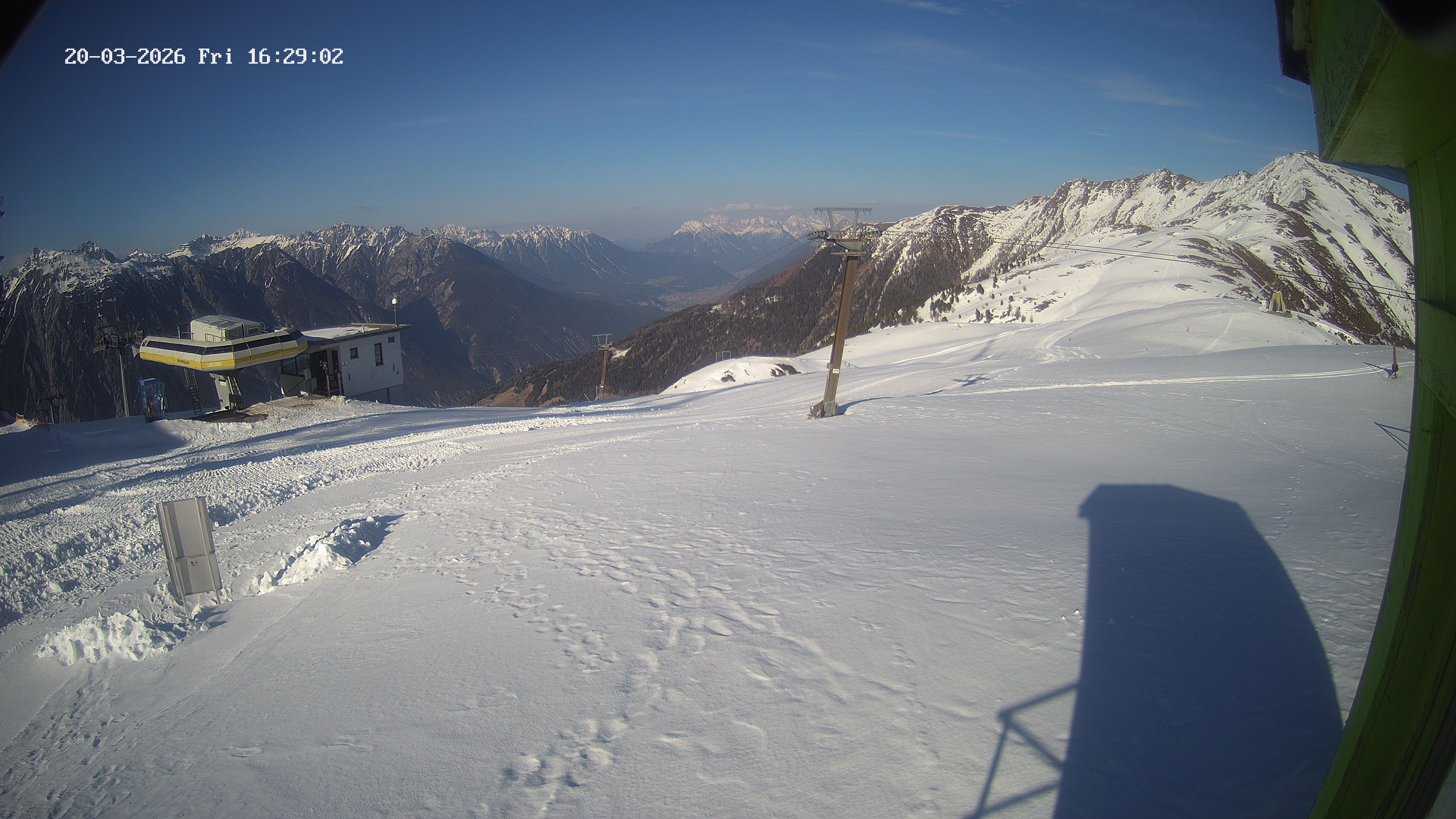 Archiv Foto Webcam Bergstation Venetbahn in Landeck