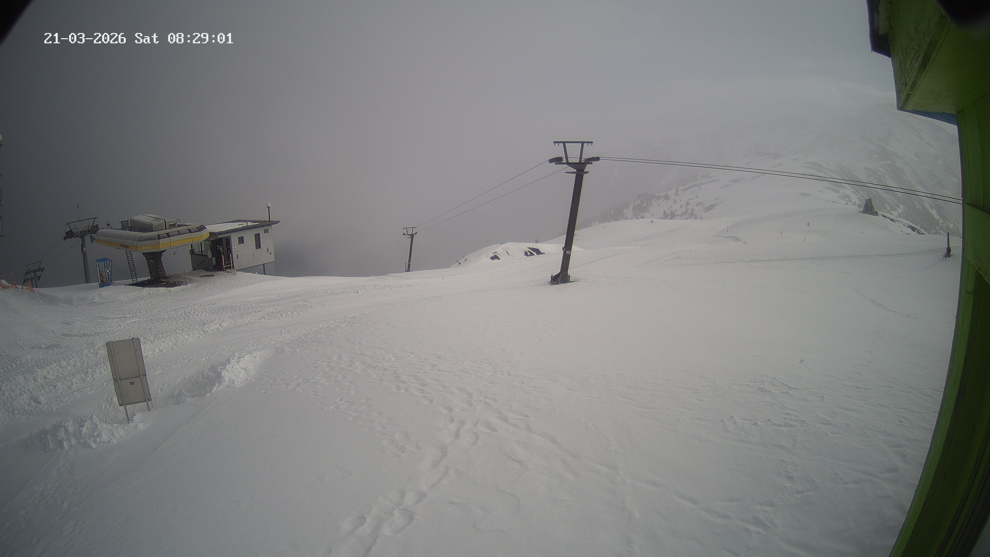 Archiv Foto Webcam Bergstation Venetbahn in Landeck