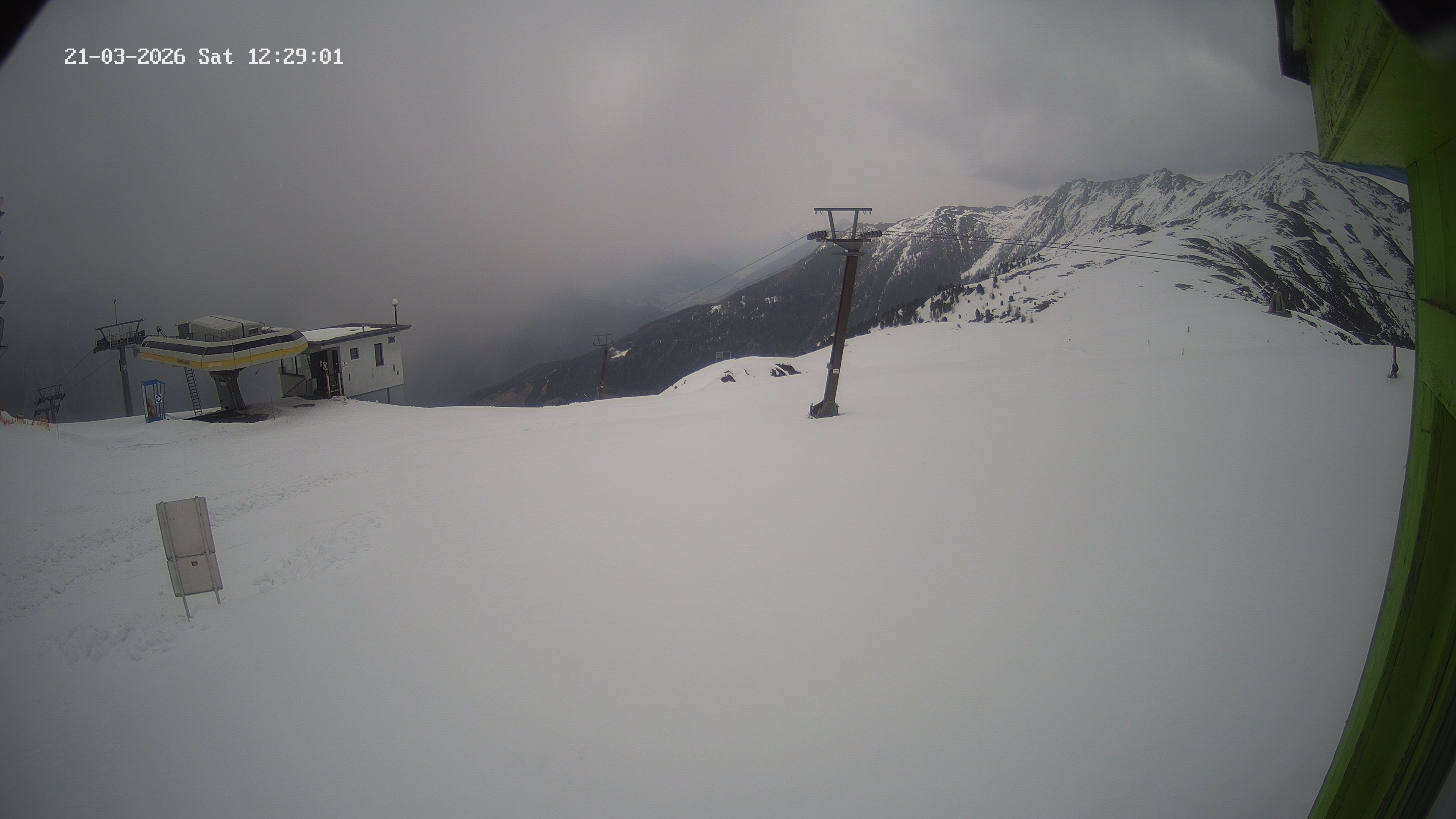 Archiv Foto Webcam Bergstation Venetbahn in Landeck