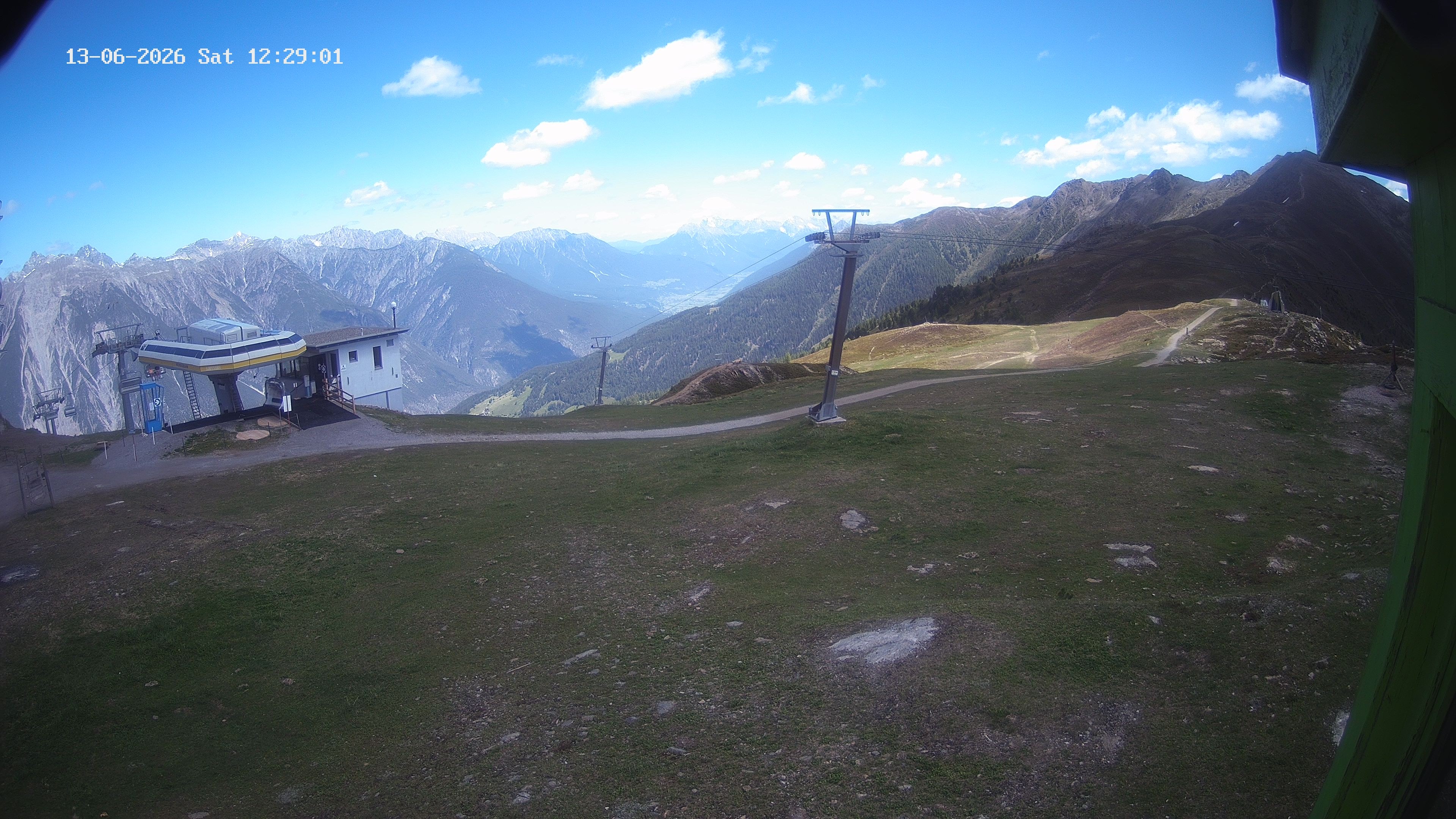 Archiv Foto Webcam Bergstation Venetbahn in Landeck