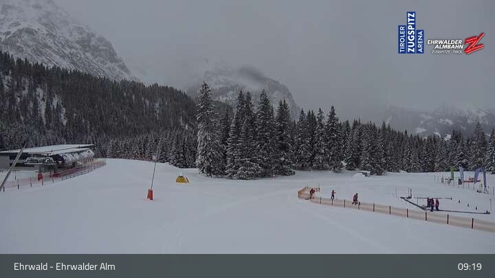Archived image Webcam View of Ehrwalder Alm