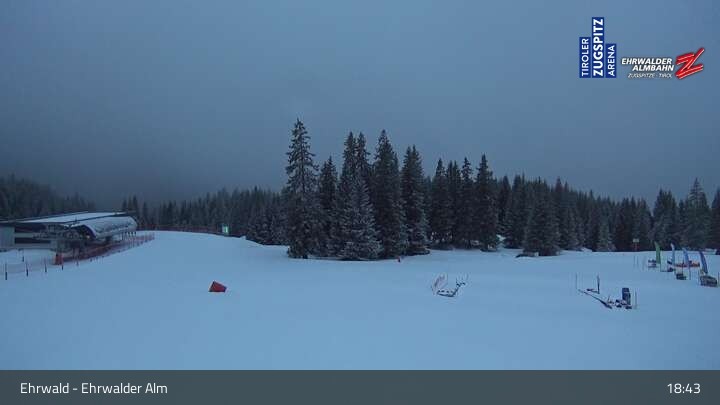Archived image Webcam View of Ehrwalder Alm