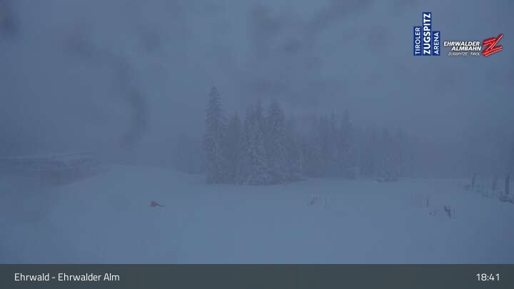 Archiv Foto Webcam Sicht auf das Kinderland an der Ehrwalder Alm