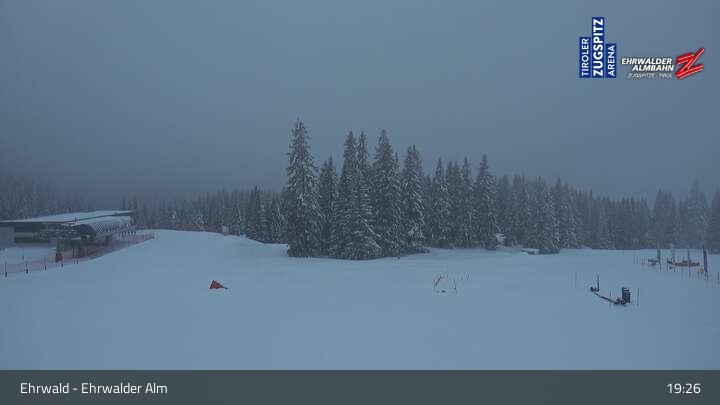 Archived image Webcam View of Ehrwalder Alm