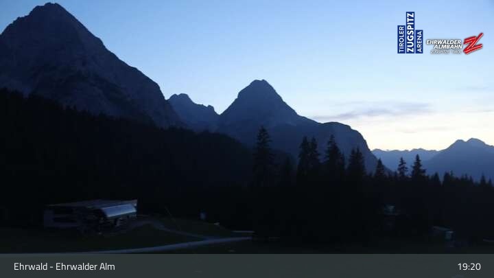 Archiv Foto Webcam Sicht auf das Kinderland an der Ehrwalder Alm