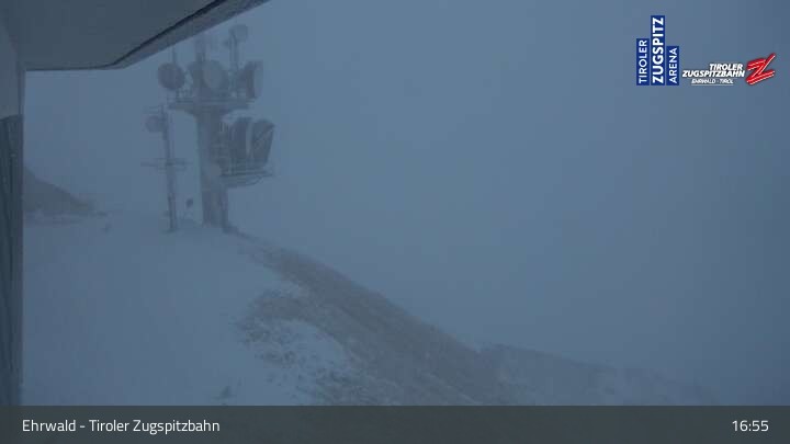 Archiv Foto Webcam Tiroler Zugspitzbahn: Bergstation