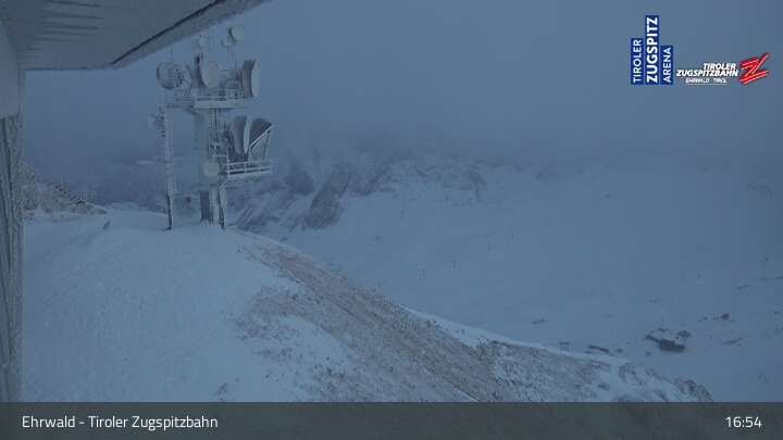 Archiv Foto Webcam Tiroler Zugspitzbahn: Bergstation