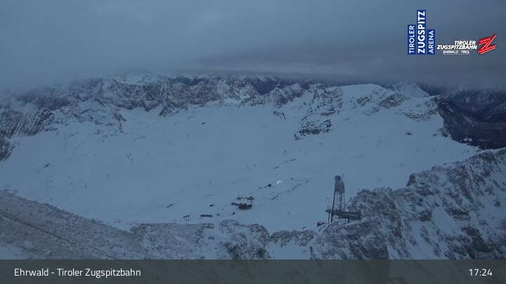 Archived image Webcam Tiroler Zugspitzbahn Top Station