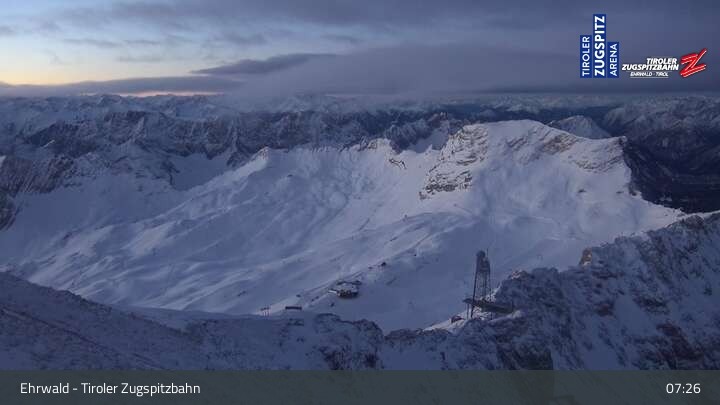Archiv Foto Webcam Tiroler Zugspitzbahn: Bergstation