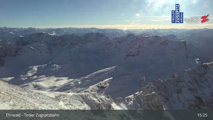 Archiv Foto Webcam Tiroler Zugspitzbahn: Bergstation