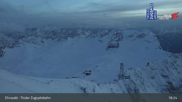 Archiv Foto Webcam Tiroler Zugspitzbahn: Bergstation